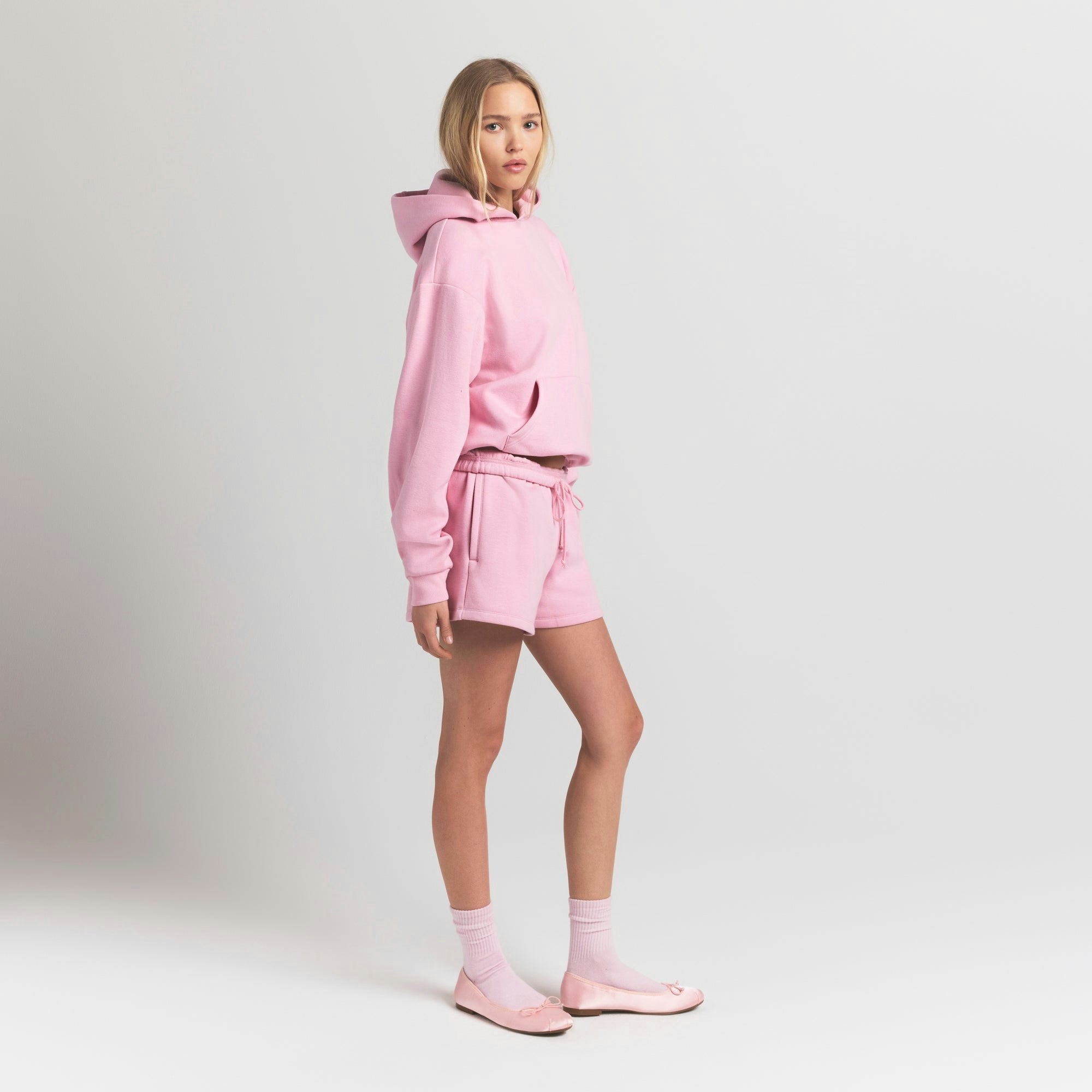 Skims Cotton Fleece Classic Hoodie Halite