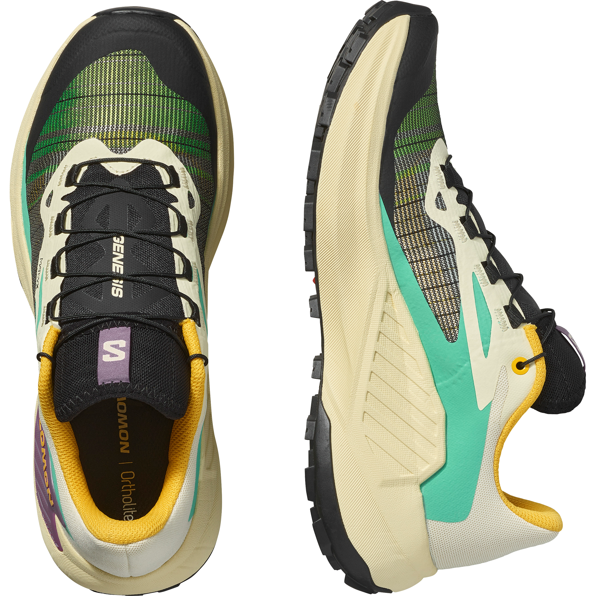 Salomon Genesis Trail Running Shoes Womens Transparent Yellow