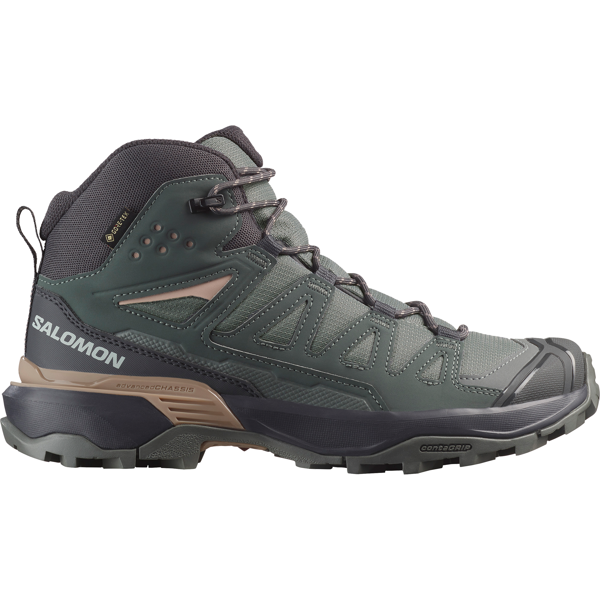 Salomon X Ultra 360 Mid Gore-Tex Hiking & Backpacking Shoes Womens Sedona Sage