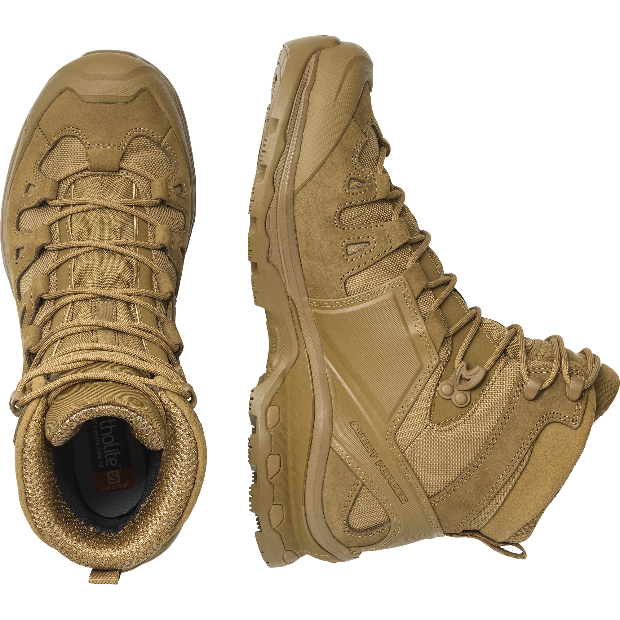 Salomon Quest 4D Forces 2 Forces Shoes Coyote Brown