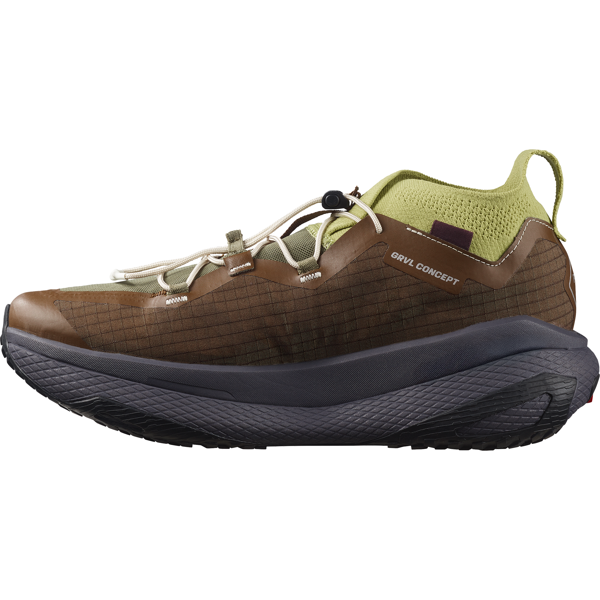 Salomon Grvl Concept Pas Normal Studios Gravel Running Shoes Dark Earth