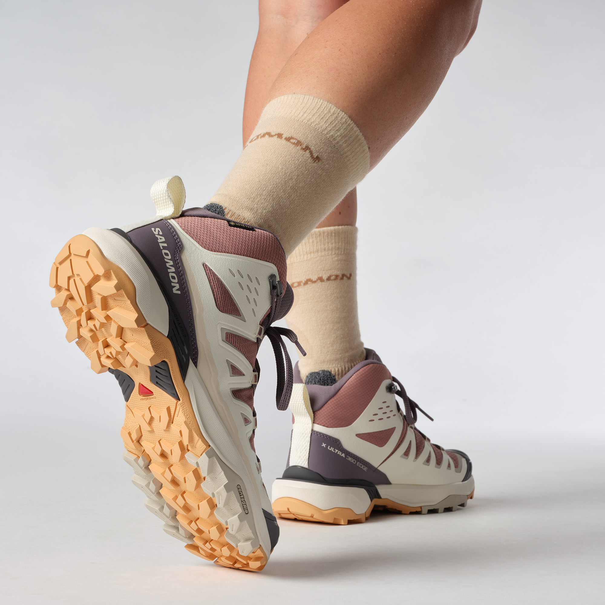 Salomon X Ultra 360 Edge Mid Gore-Tex Hiking Womens Burlwood