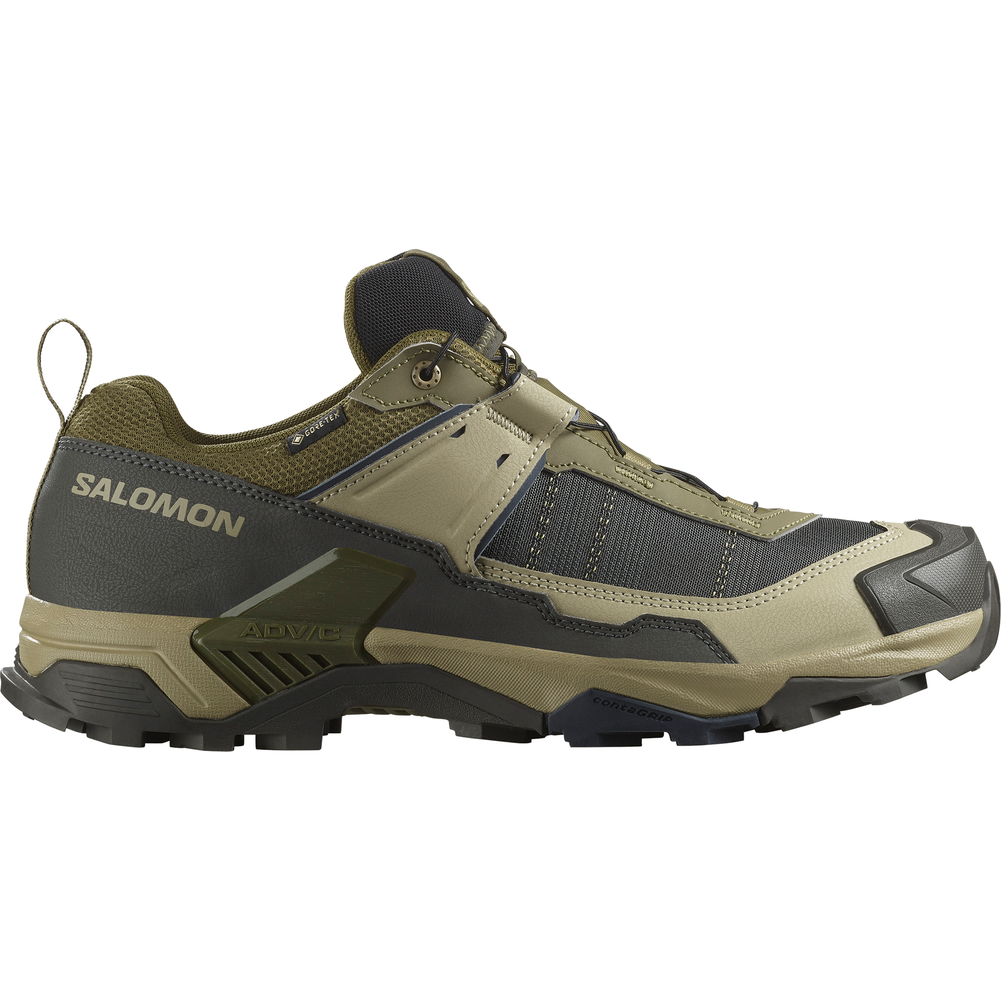 Salomon X Ultra 5 Gore-Tex Hiking & Backpacking Shoes Martini Olive
