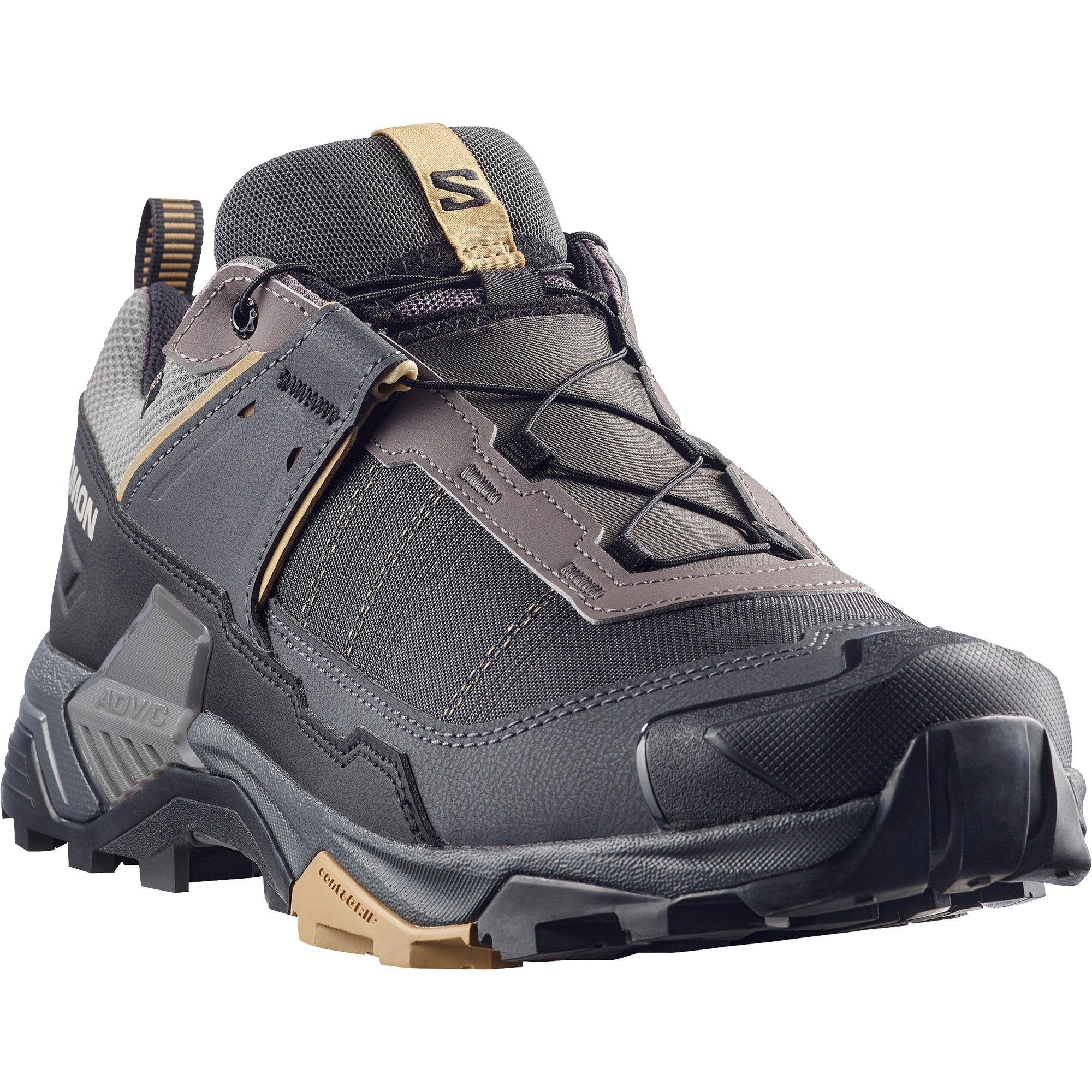 Salomon X Ultra 5 Wide Gore-Tex Hiking & Backpacking Shoes Dark Gull Gray
