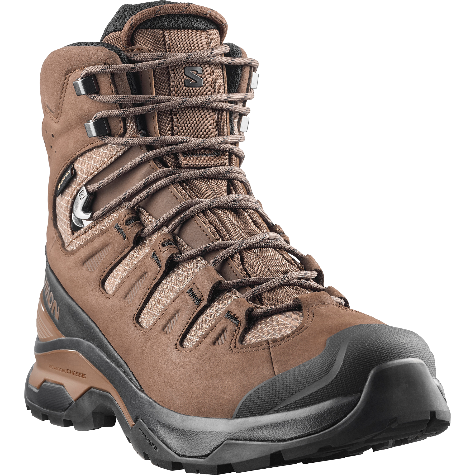 Salomon Quest 5 Gore Tex Hiking & Backpacking Shoes Dark Earth