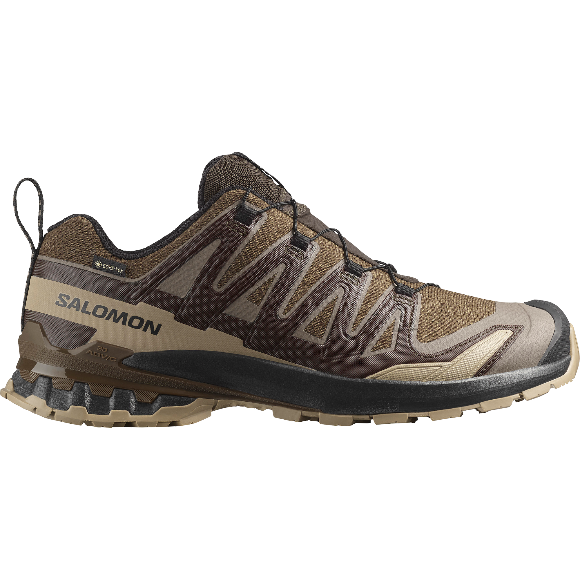 Salomon Xa Pro 3D V9 Gore-Tex Trail Running Shoes Dark Earth