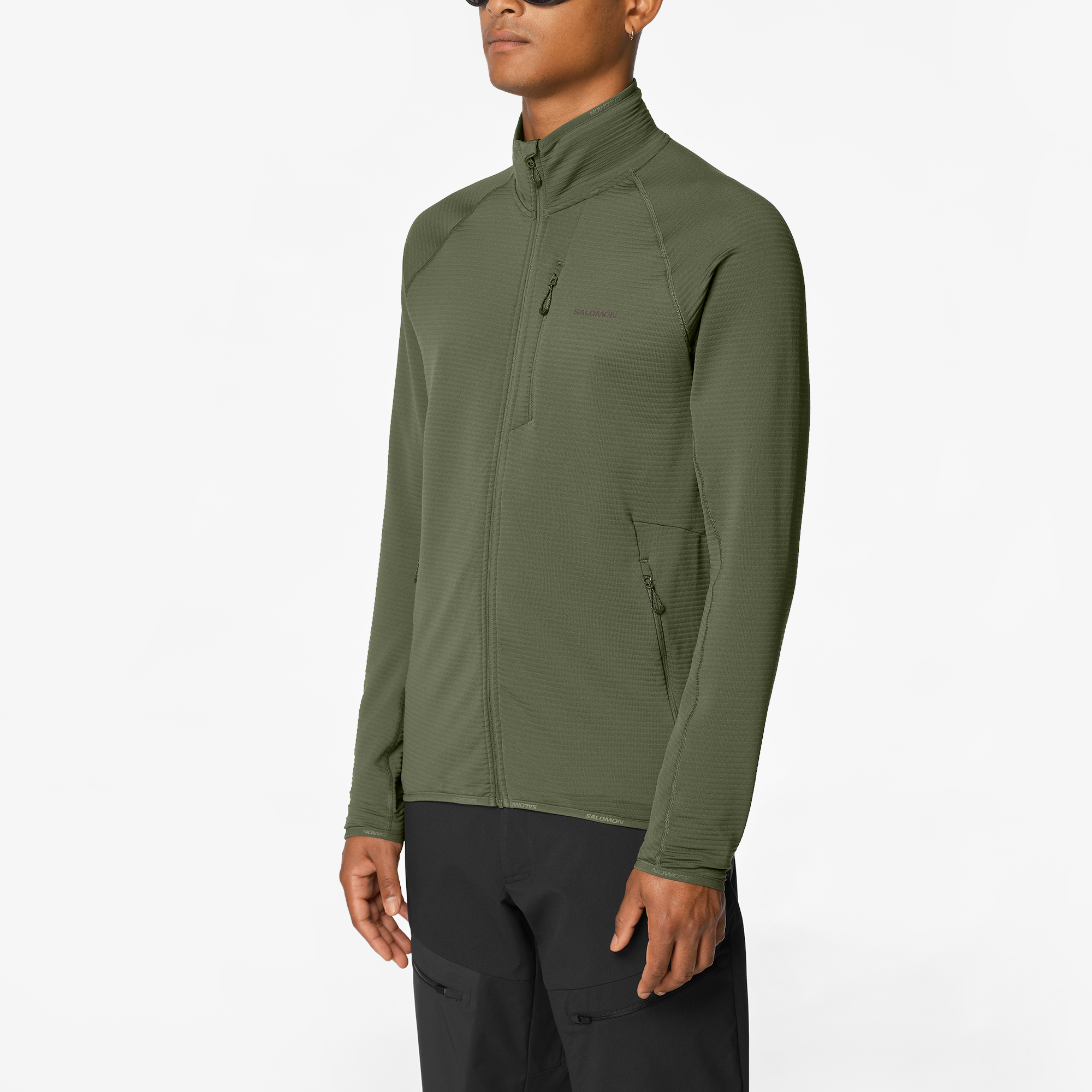 Salomon Essential Lightwarm Full Zip Midlayer Jacket