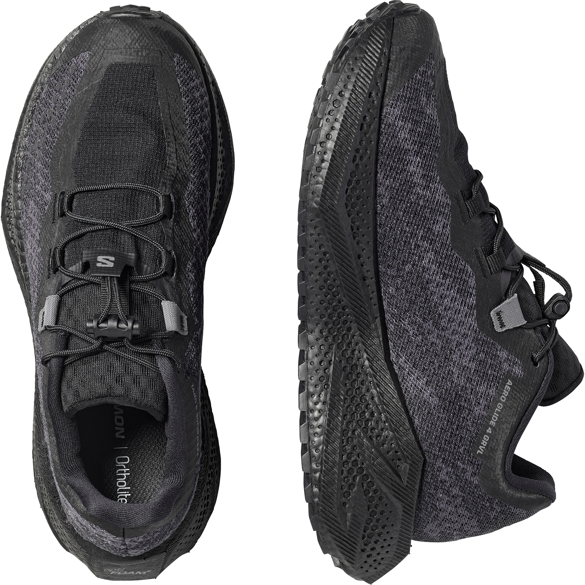 Salomon Aero Glide 4 Grvl Gravel Running Womens Black