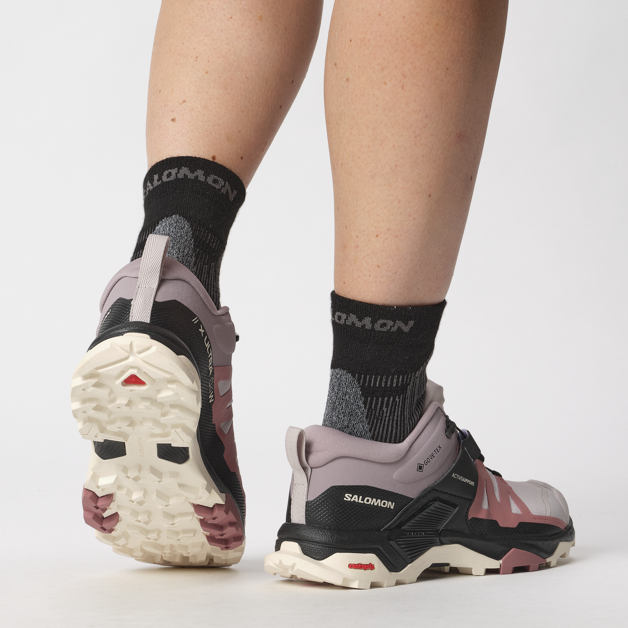 Salomon X Ultra 4 Gore-Tex Hiking & Backpacking Shoes Womens Ashes Of Roses