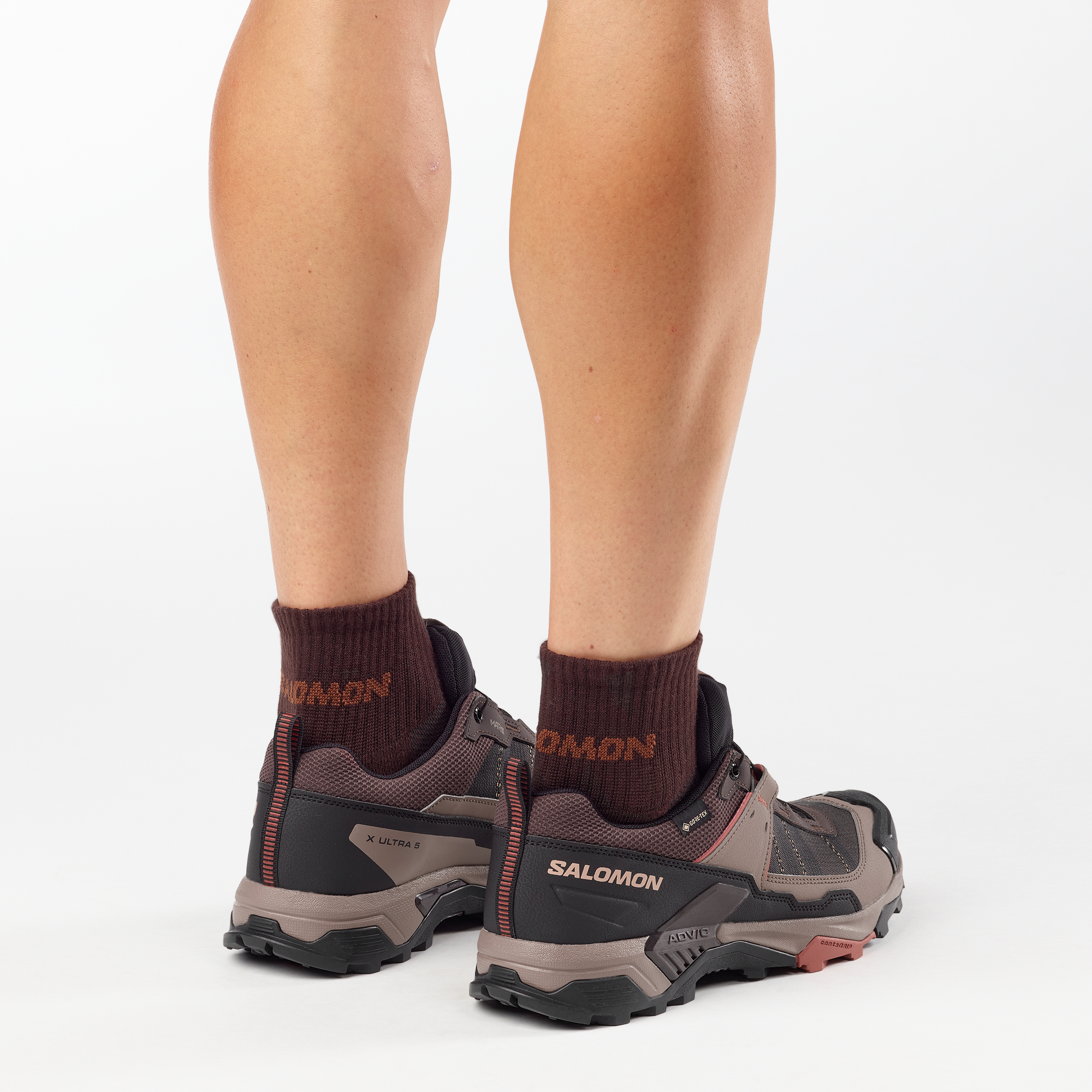 Salomon X Ultra 5 Gore-Tex Hiking & Backpacking Shoes Black Coffee
