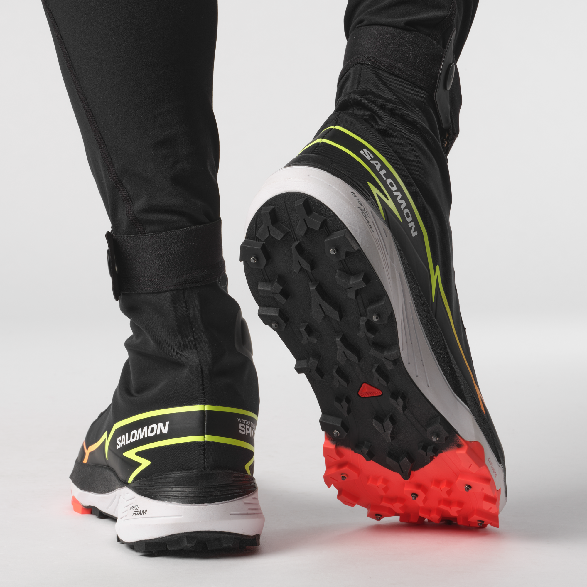 Salomon Winter Cross Spike Trail Running Black