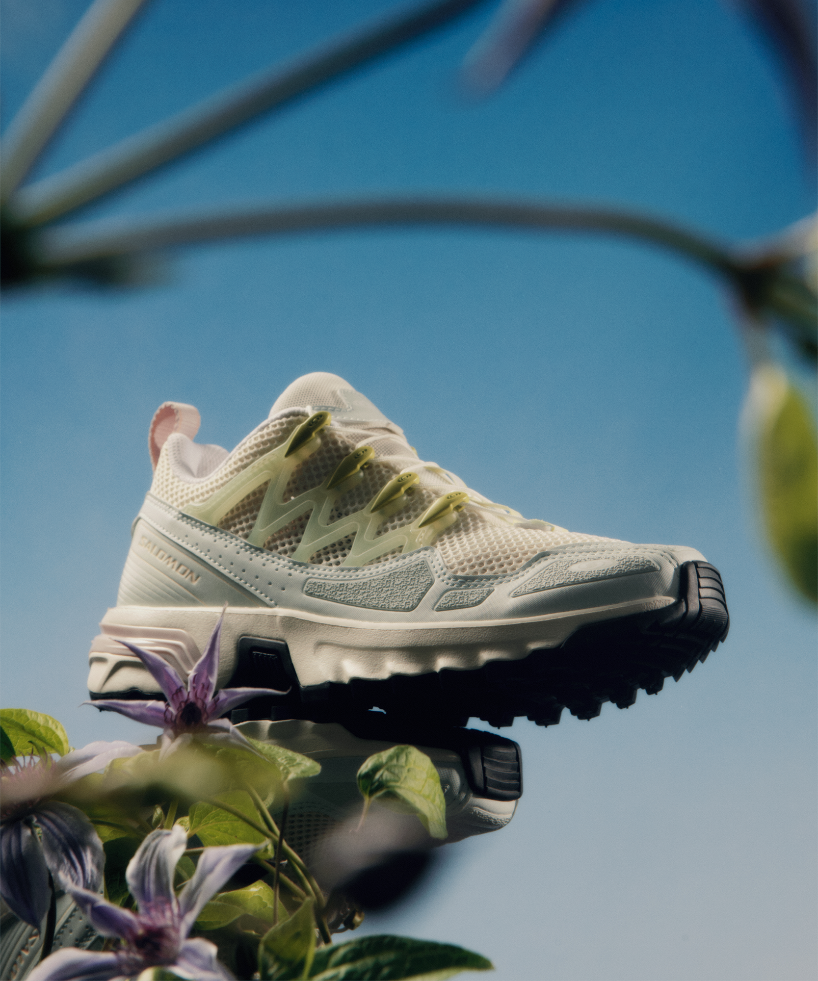 Salomon Acs + Og Alpen Blossom Sneakers Vanilla Ice