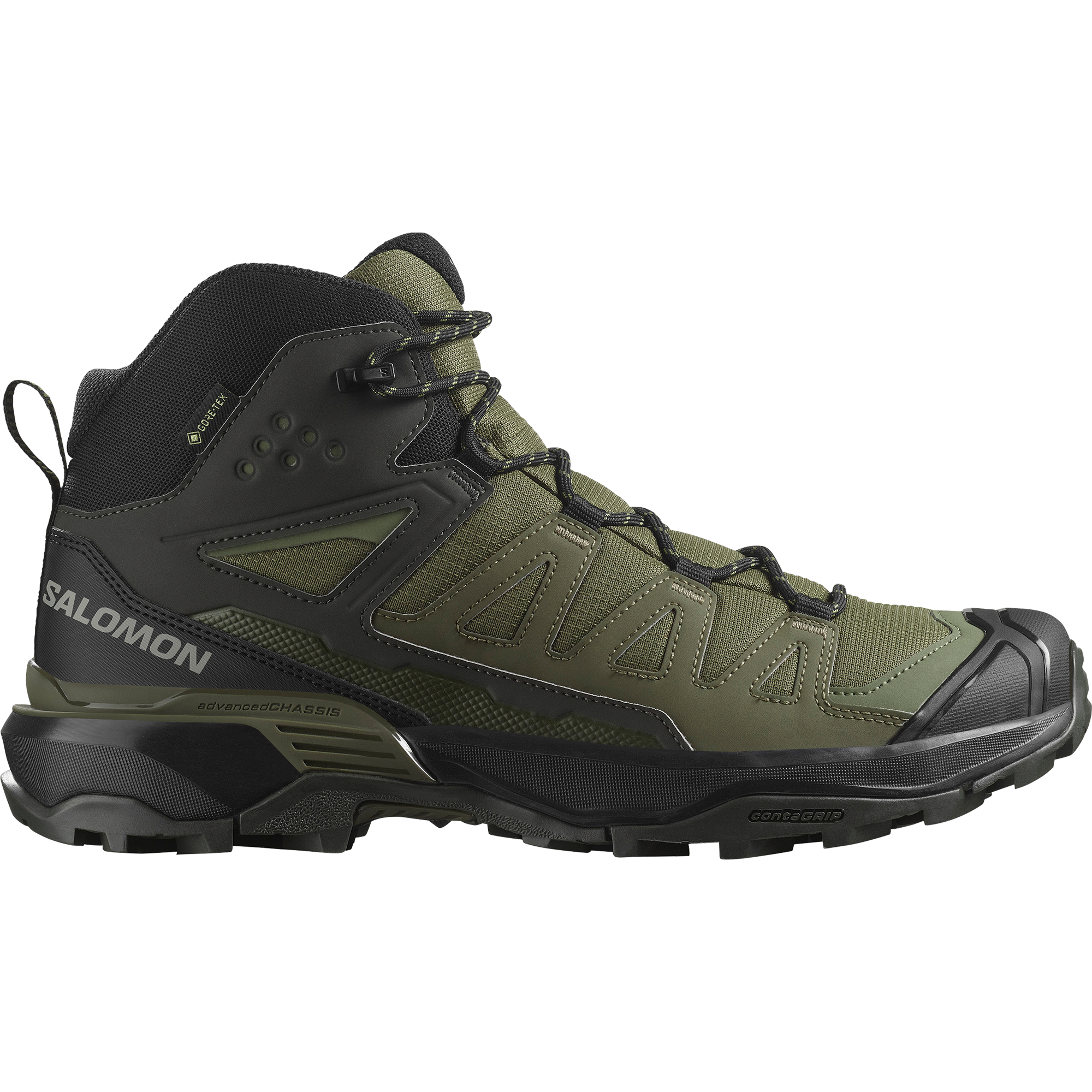 Salomon X Ultra 360 Mid Gore-Tex Hiking Olive Night
