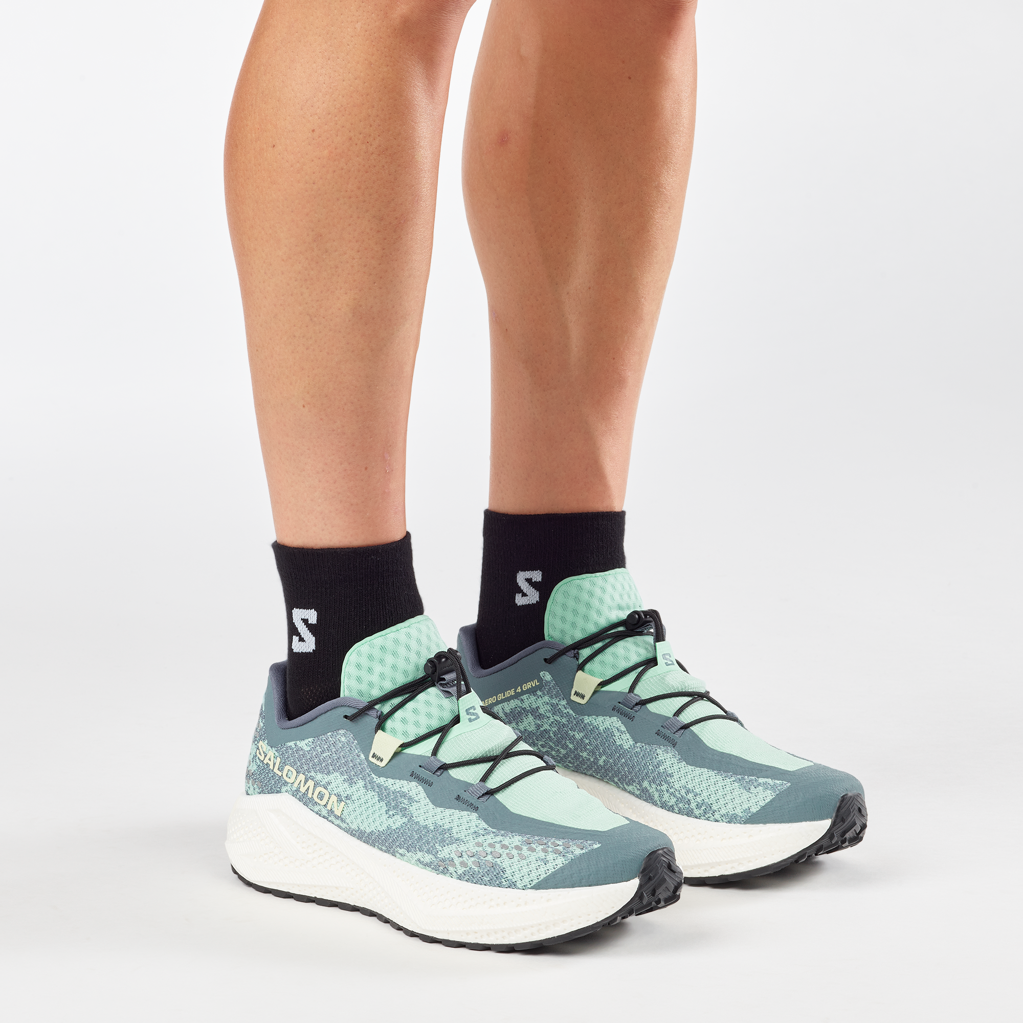 Salomon Aero Glide 4 Grvl Gravel Running Stormy Weather