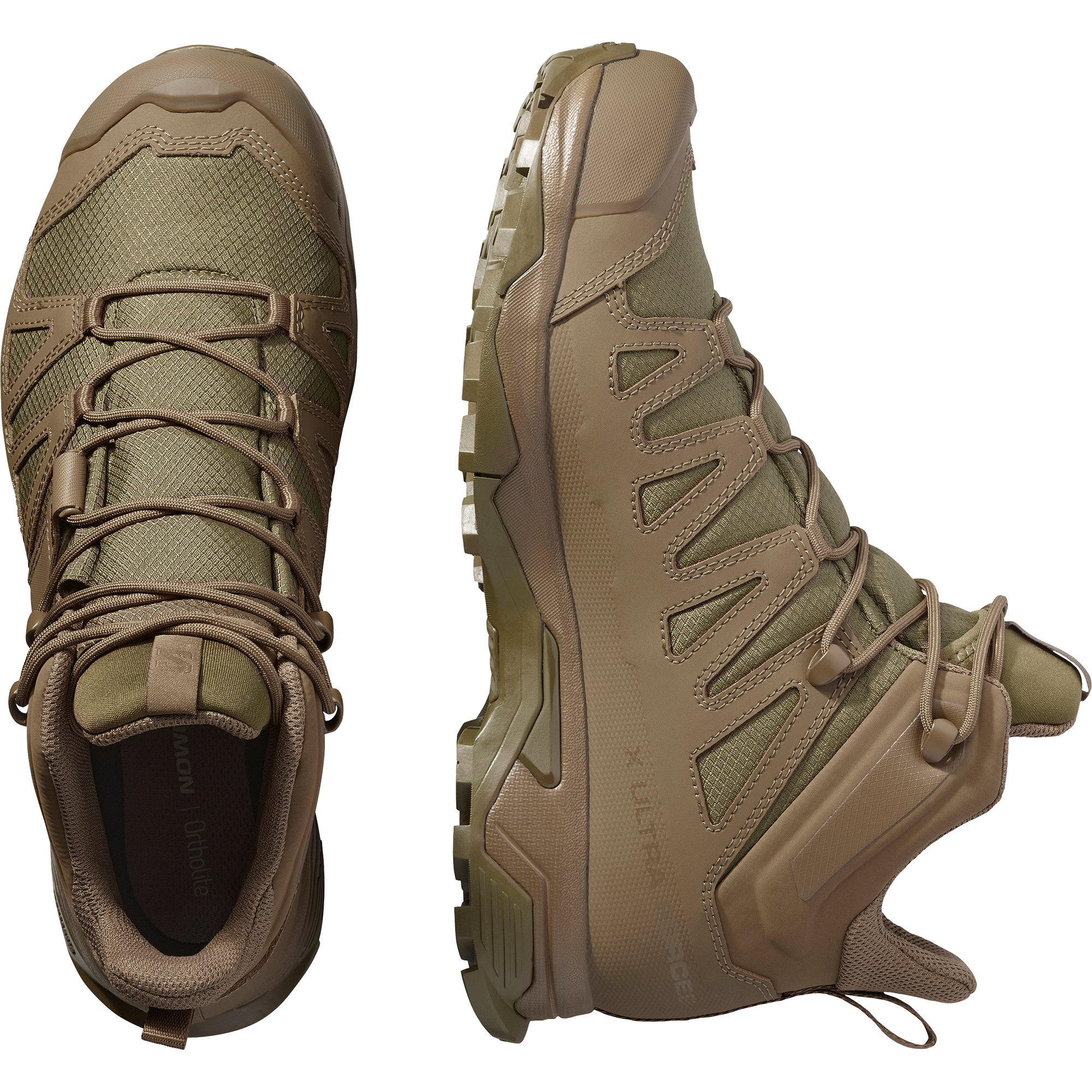 Salomon X Ultra Forces Mid Forces Shoes Coyote Brown