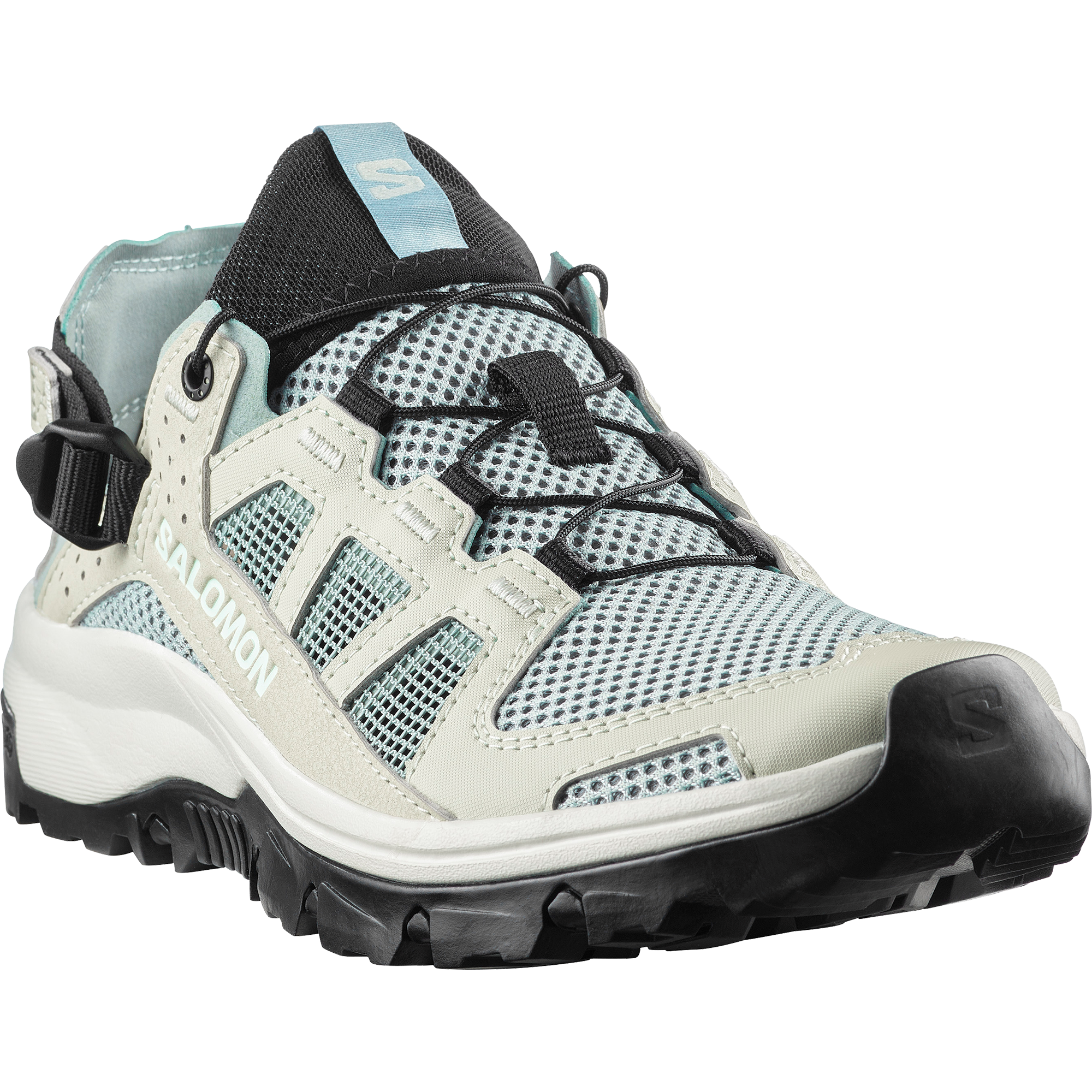 Salomon Techamphibian 5 Sandals, Water Shoes & Recovery Shoes Womens Green Milieu