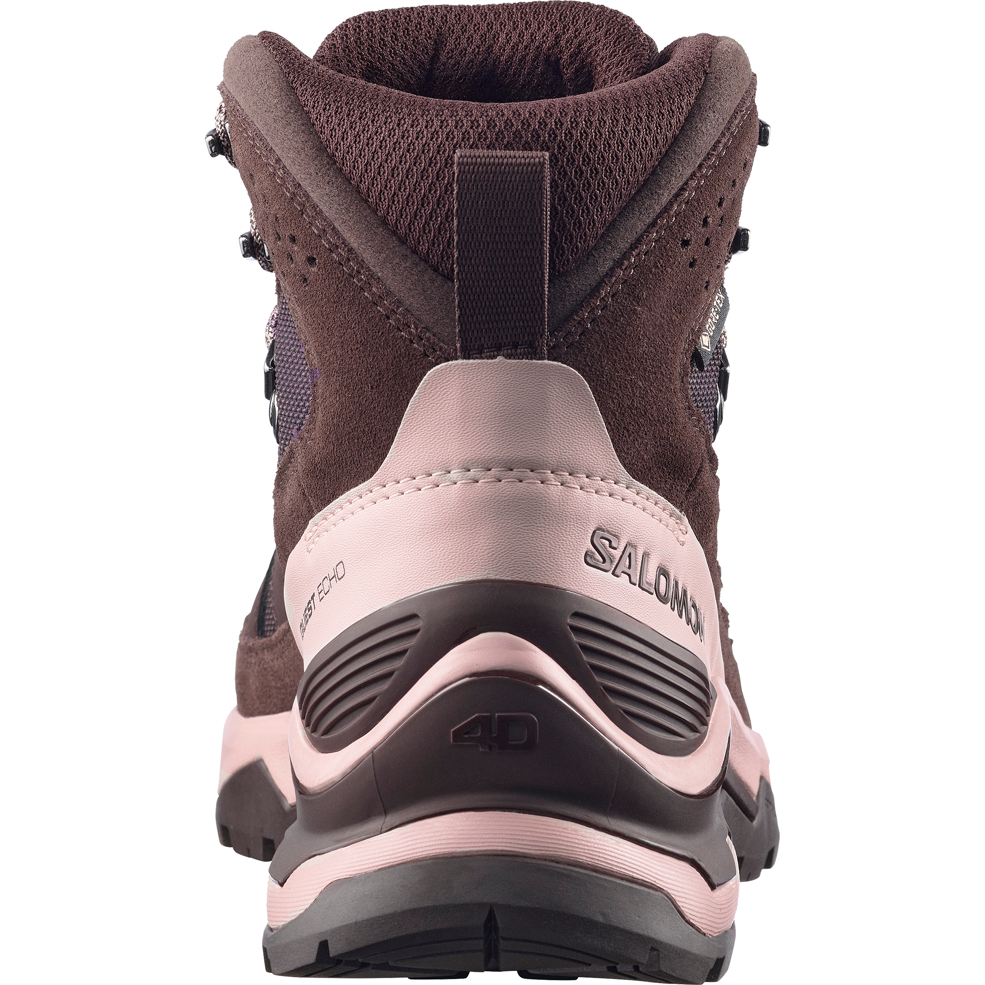 Salomon Quest Echo Gore Tex Hiking & Backpacking Shoes Womens Black Coffee
