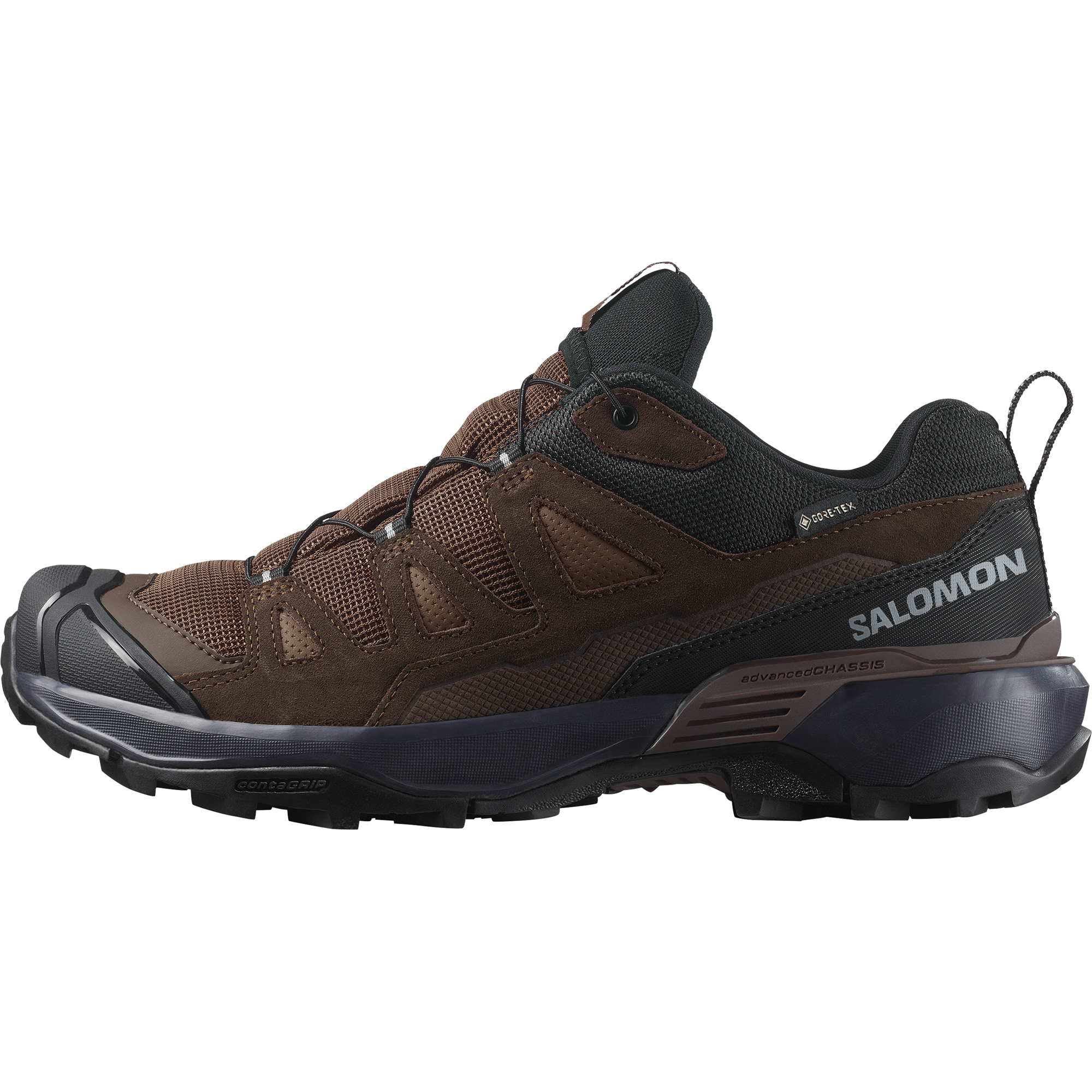 Salomon X Ultra 360 Leather Gore-Tex Hiking & Backpacking Shoes Dark Earth