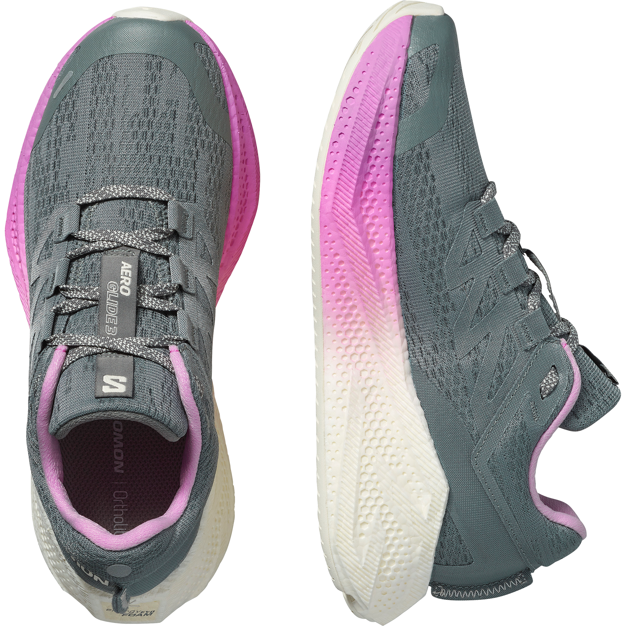 Salomon Aero Glide 3 Road Running Shoes Womens Sedona Sage