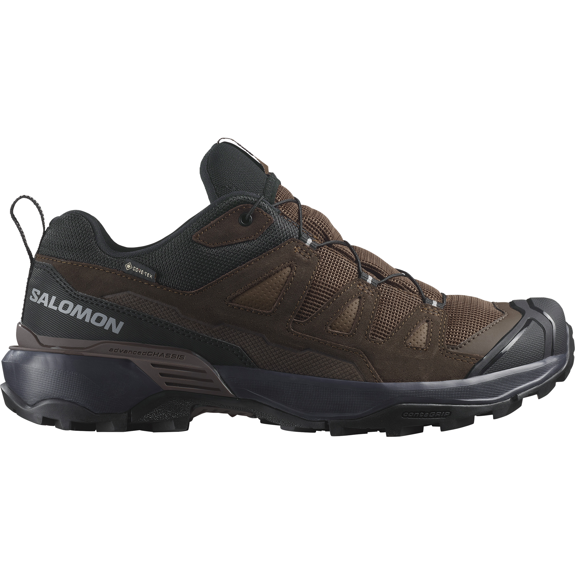 Salomon X Ultra 360 Leather Gore-Tex Hiking & Backpacking Shoes Dark Earth