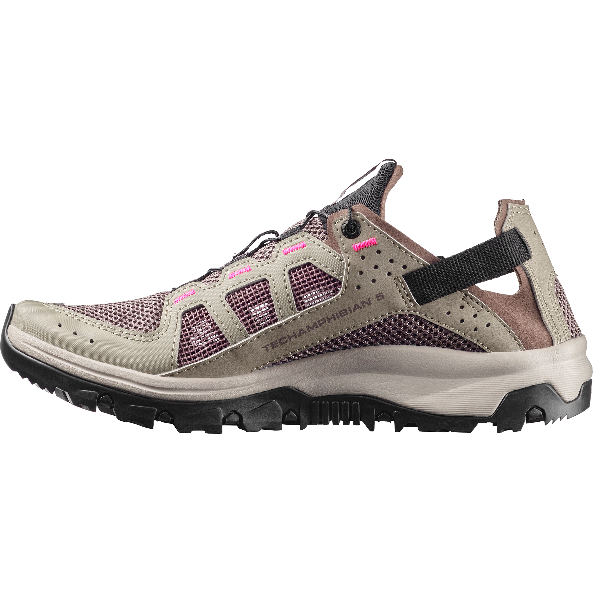 Salomon Techamphibian 5 Sandals, Water Shoes & Recovery Shoes Womens Silver Sage