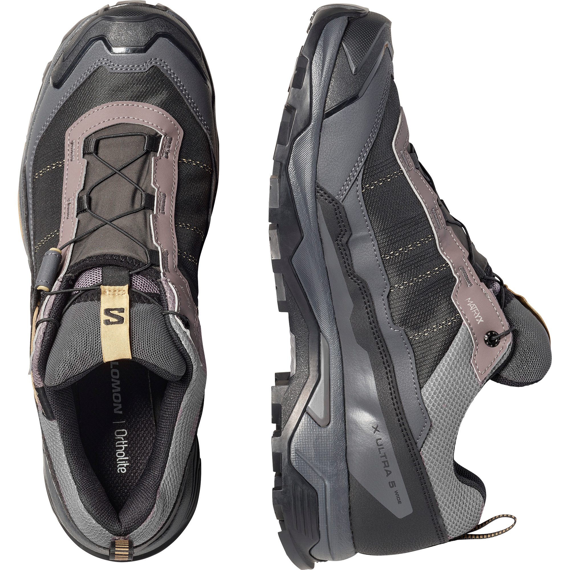 Salomon X Ultra 5 Wide Gore-Tex Hiking Dark Gull Gray