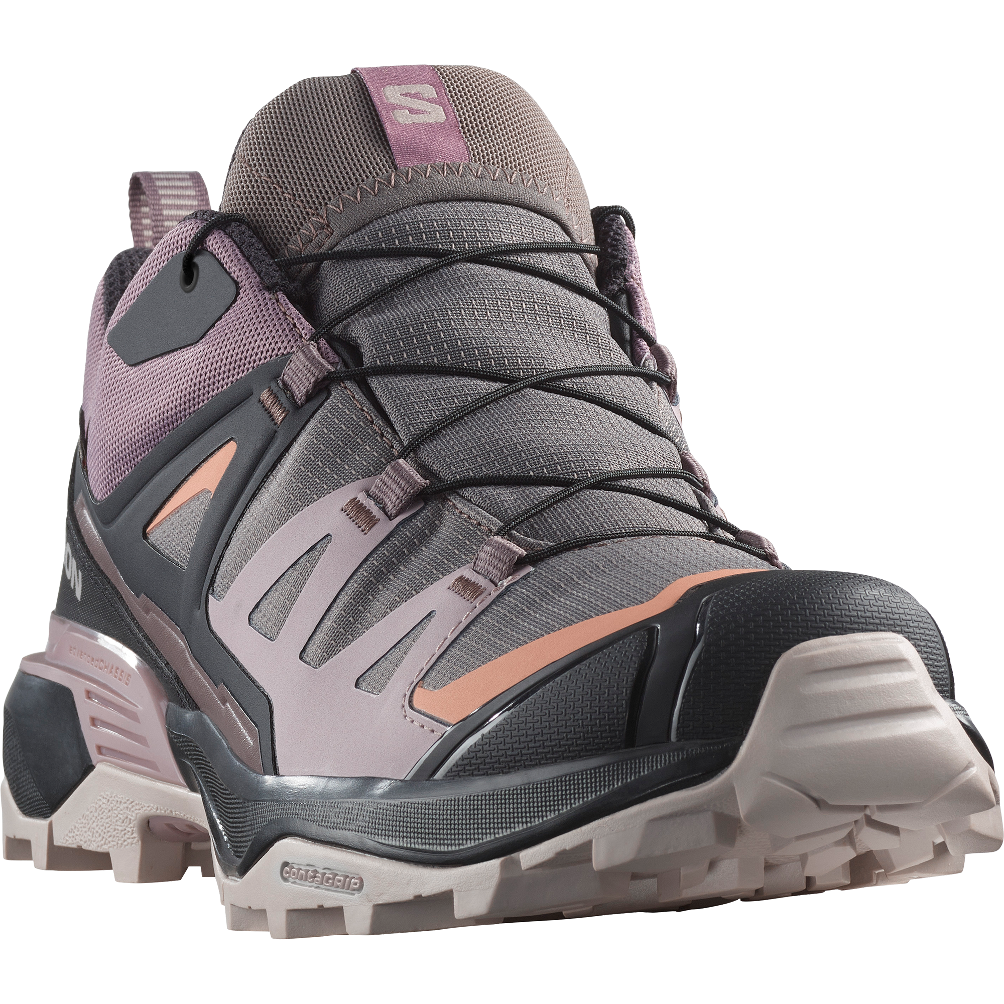 Salomon X Ultra 360 Gore-Tex Hiking & Backpacking Shoes Womens Plum Kitten