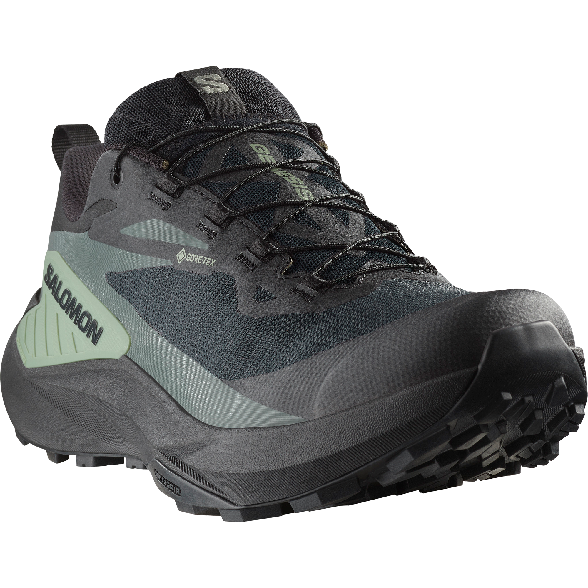 Salomon Genesis Gore-Tex Trail Running Shoes Black