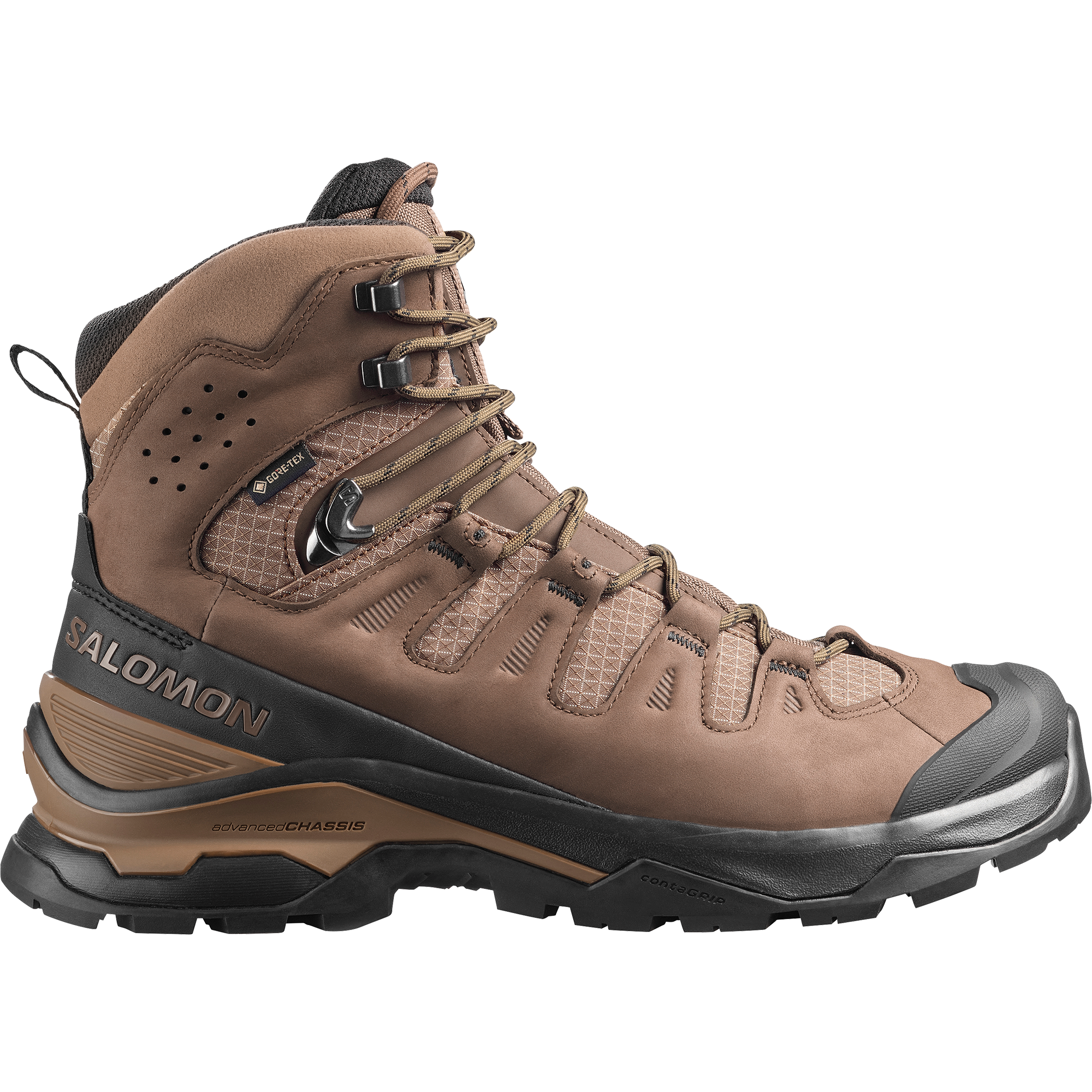 Salomon Quest 5 Gore Tex Hiking & Backpacking Shoes Dark Earth