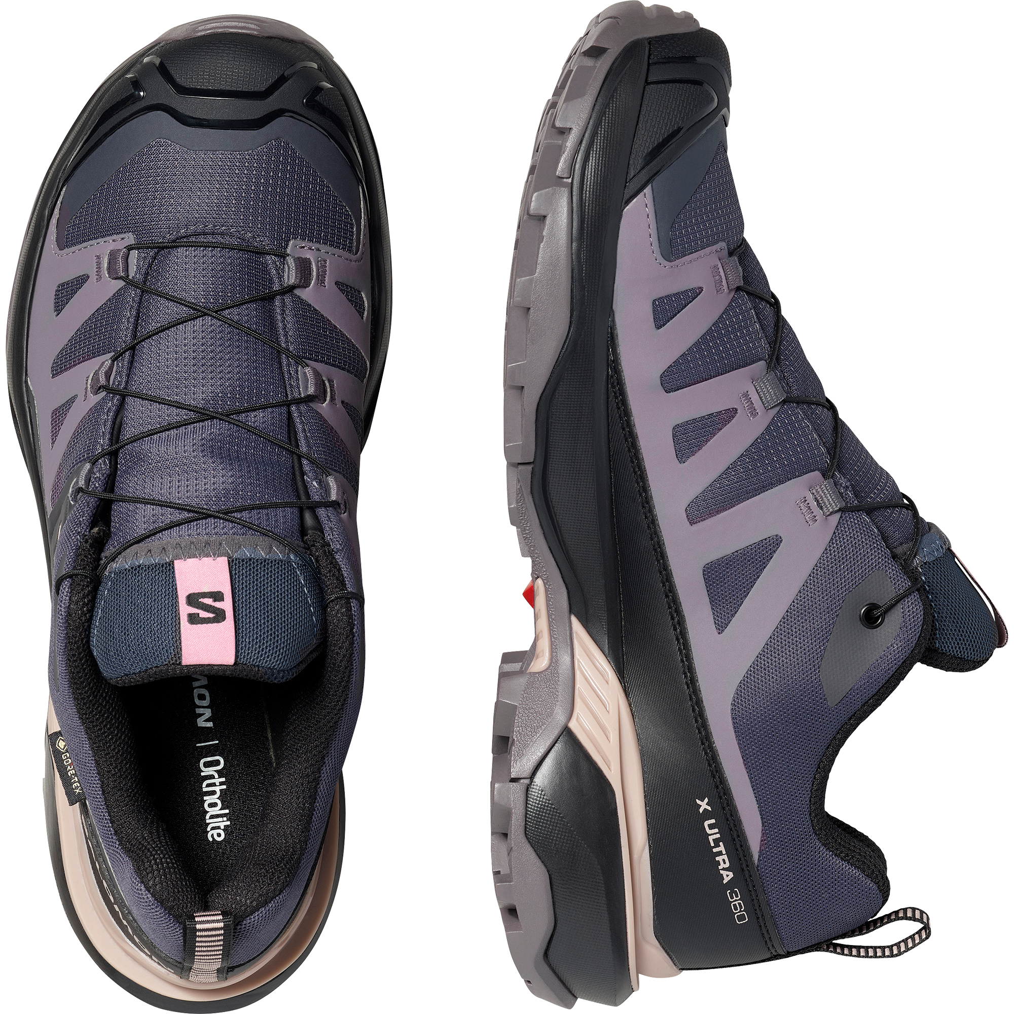 Salomon X Ultra 360 Gore-Tex Hiking & Backpacking Shoes Womens Nine Iron