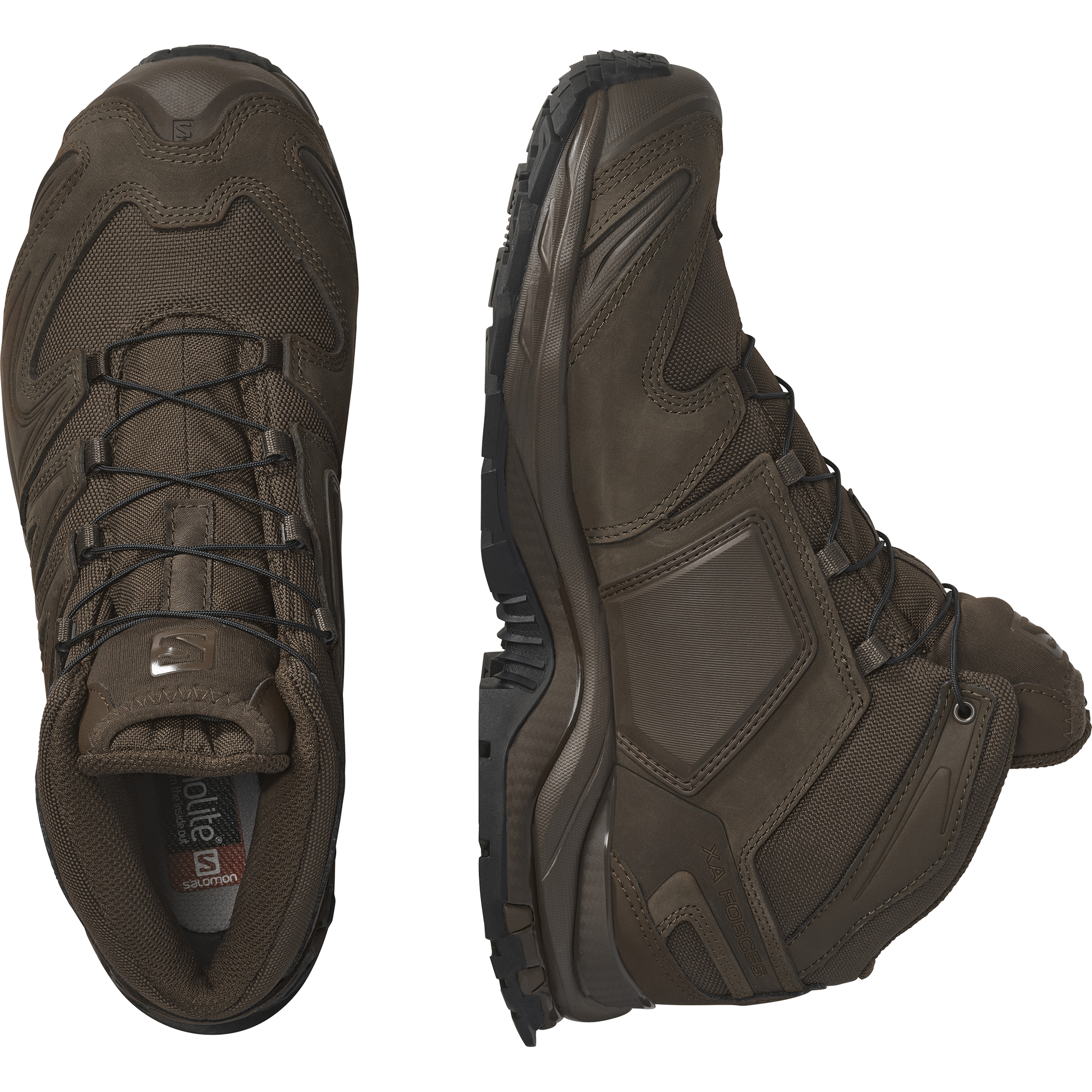 Salomon Xa Forces Mid En Forces Shoes Earth Brown