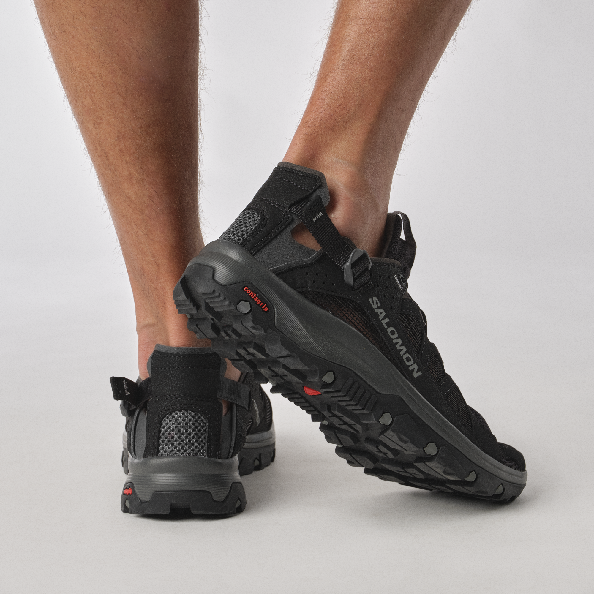 Salomon Techamphibian 5 Sandals, Water Shoes & Recovery Shoes Black