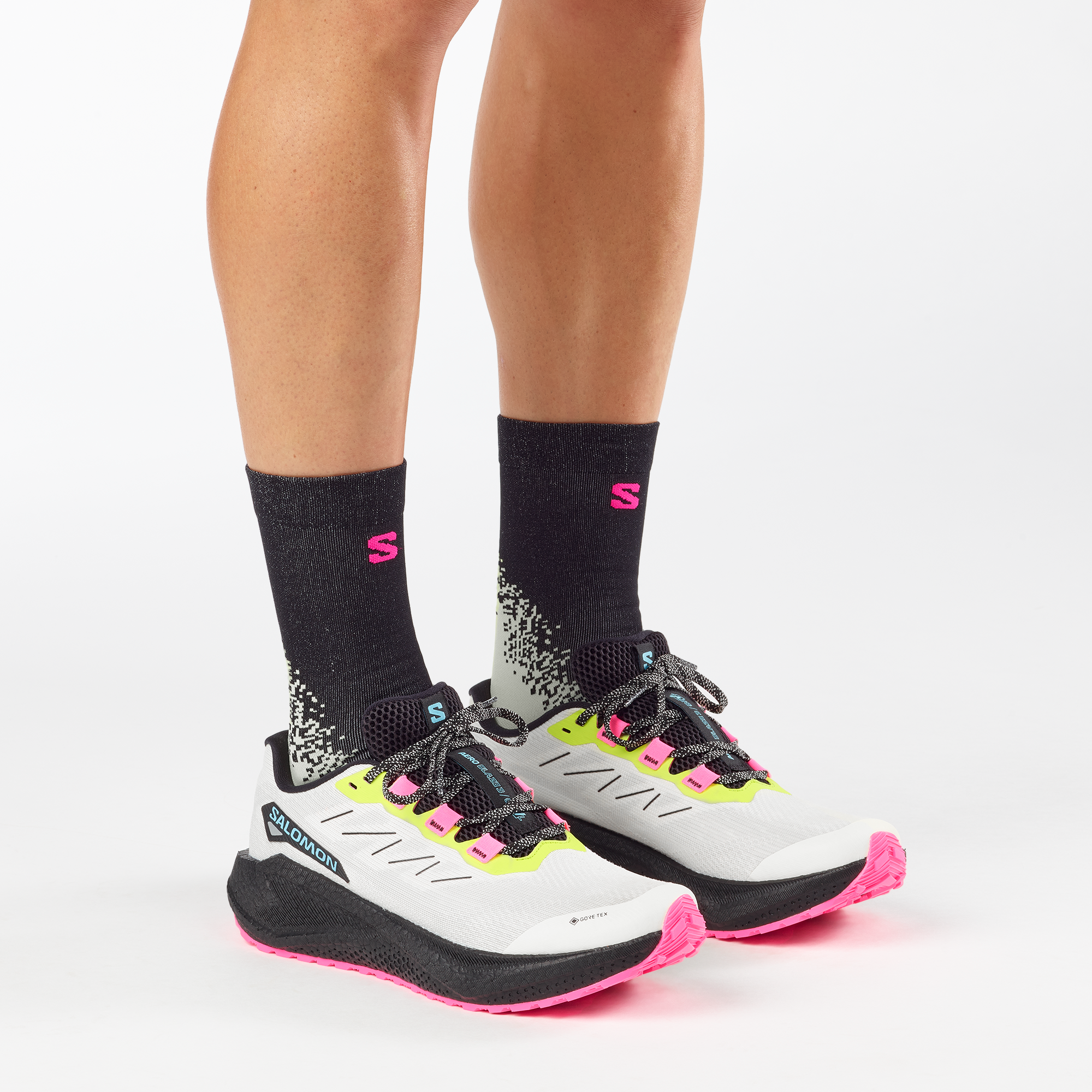Salomon Aero Blaze 3 Grvl Gore-Tex Gravel Running Vanilla Ice