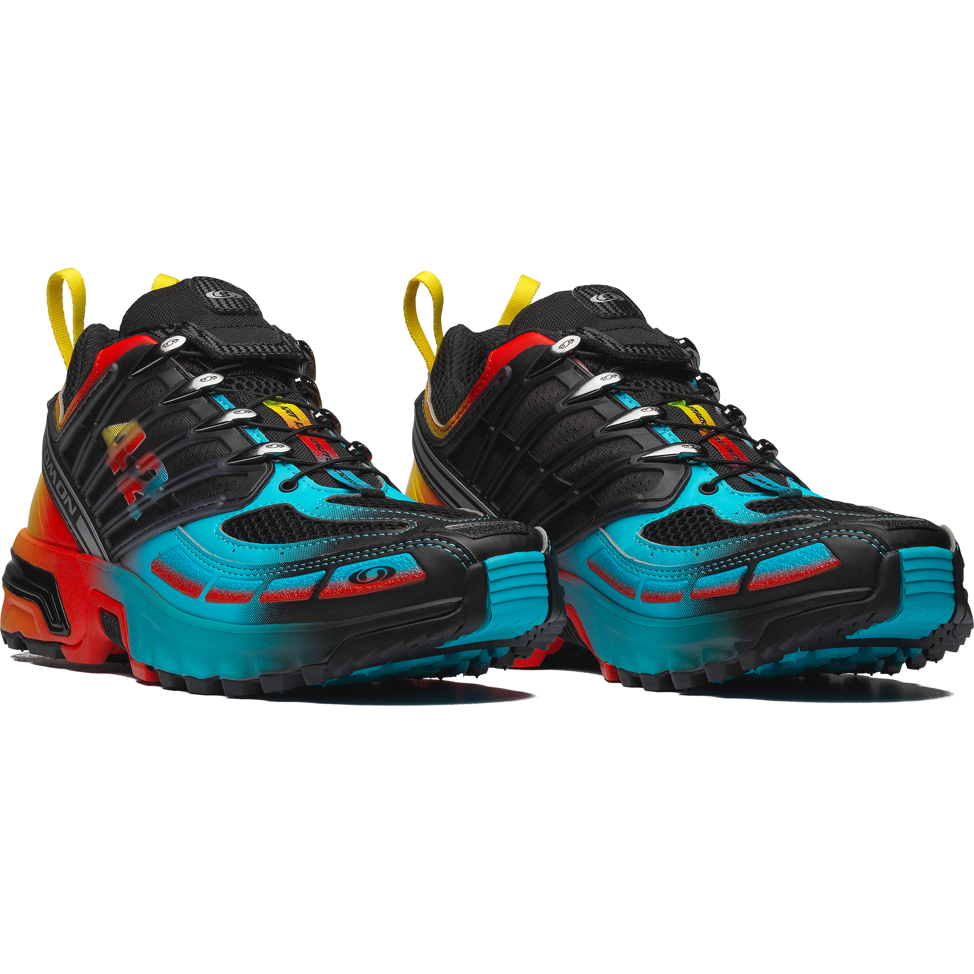 Salomon Acs Pro Lart De Lautomobile Intersections Fiery Red