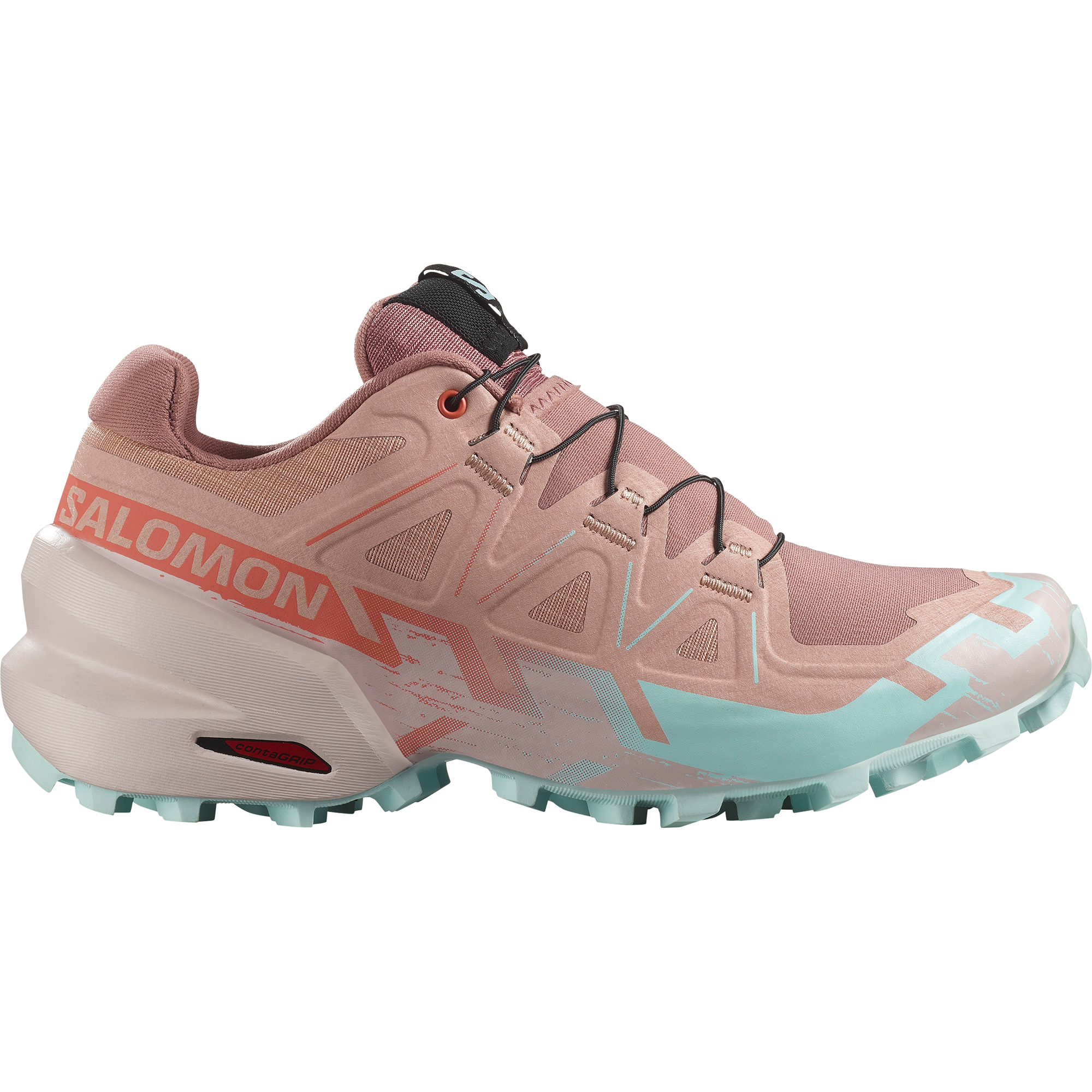 Salomon Speedcross 6 Trail Running Womens Mahogany Rose
