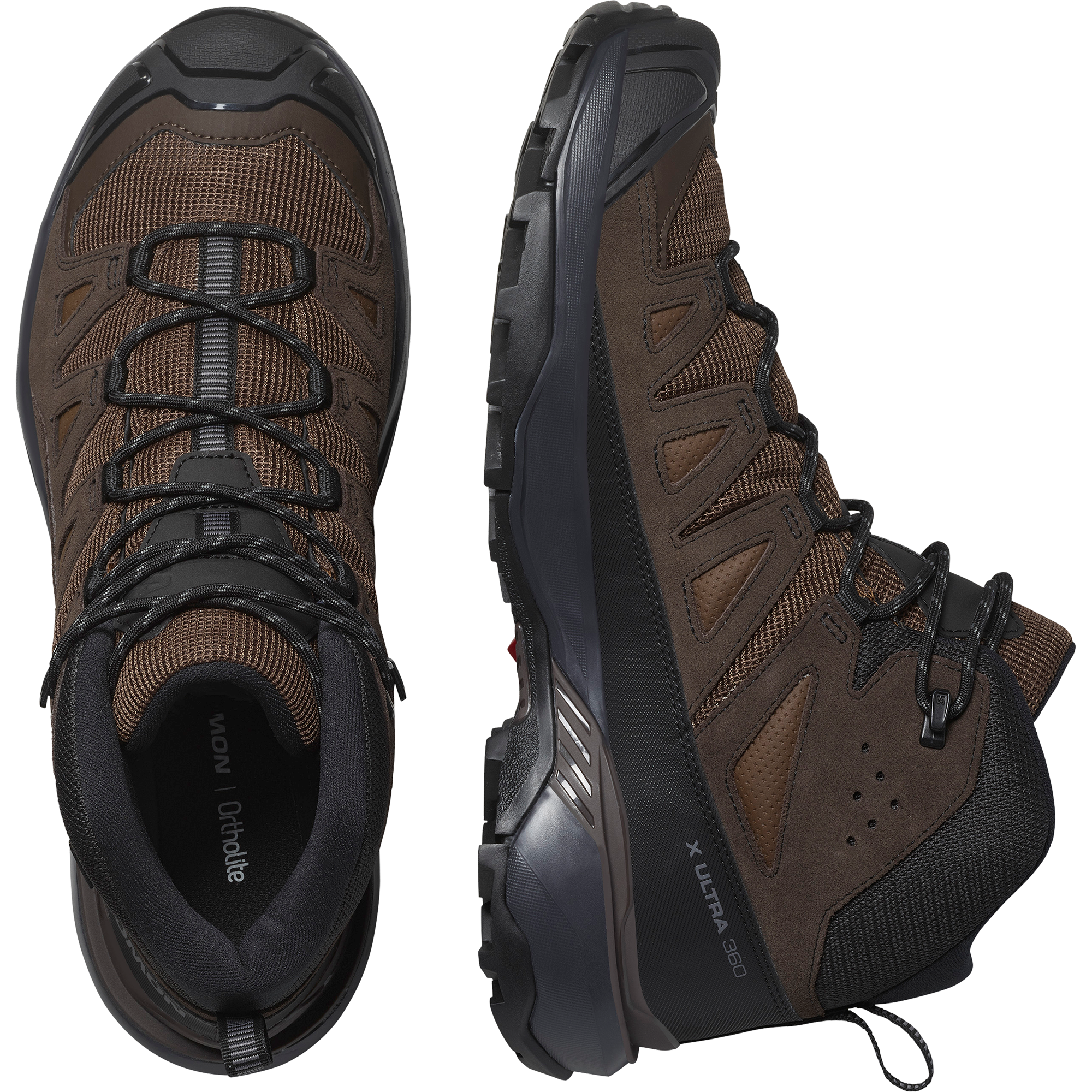 Salomon X Ultra 360 Leather Mid Gore-Tex Hiking Dark Earth
