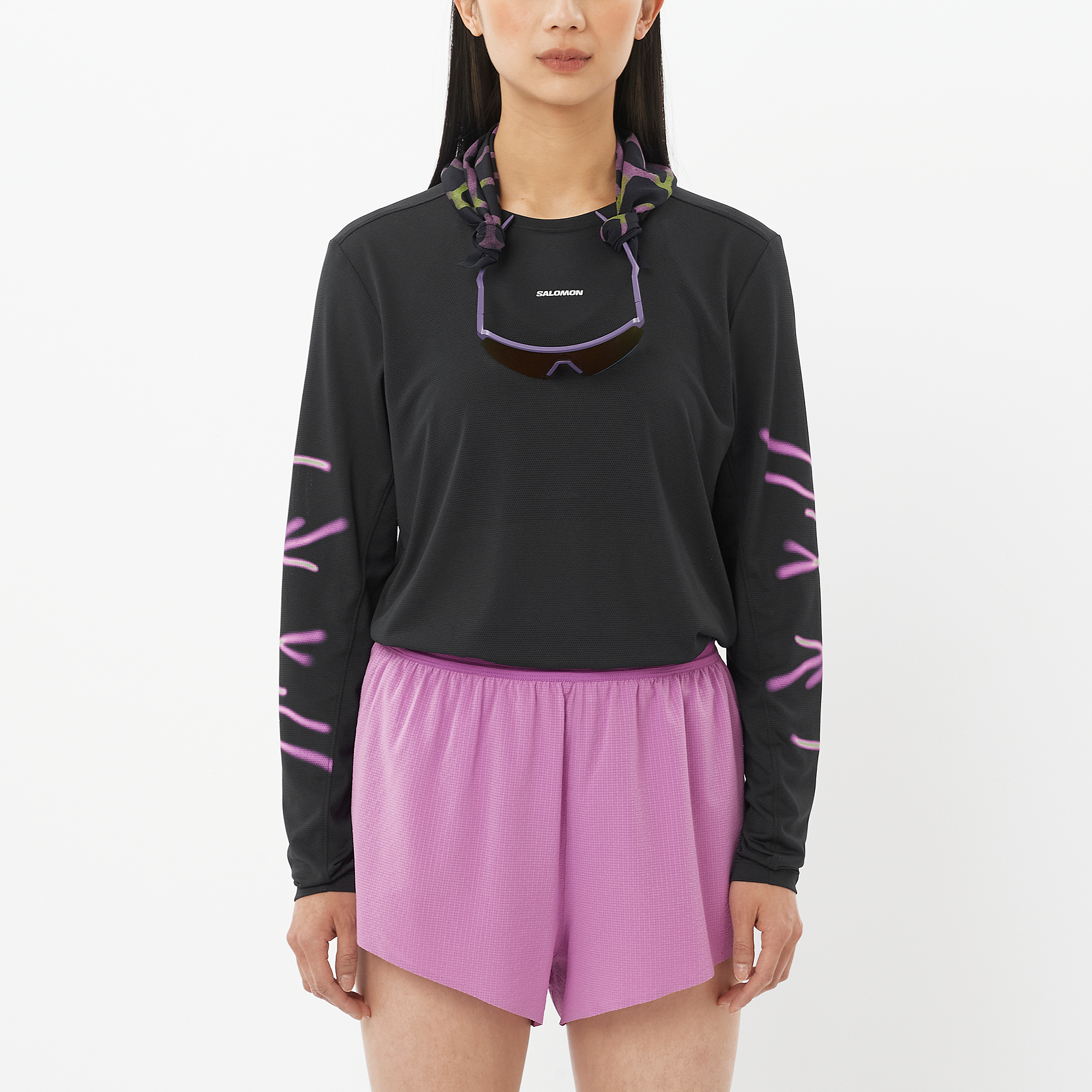 Salomon Shakeout Core Graphic Long Sleeve T-Shirt Women's