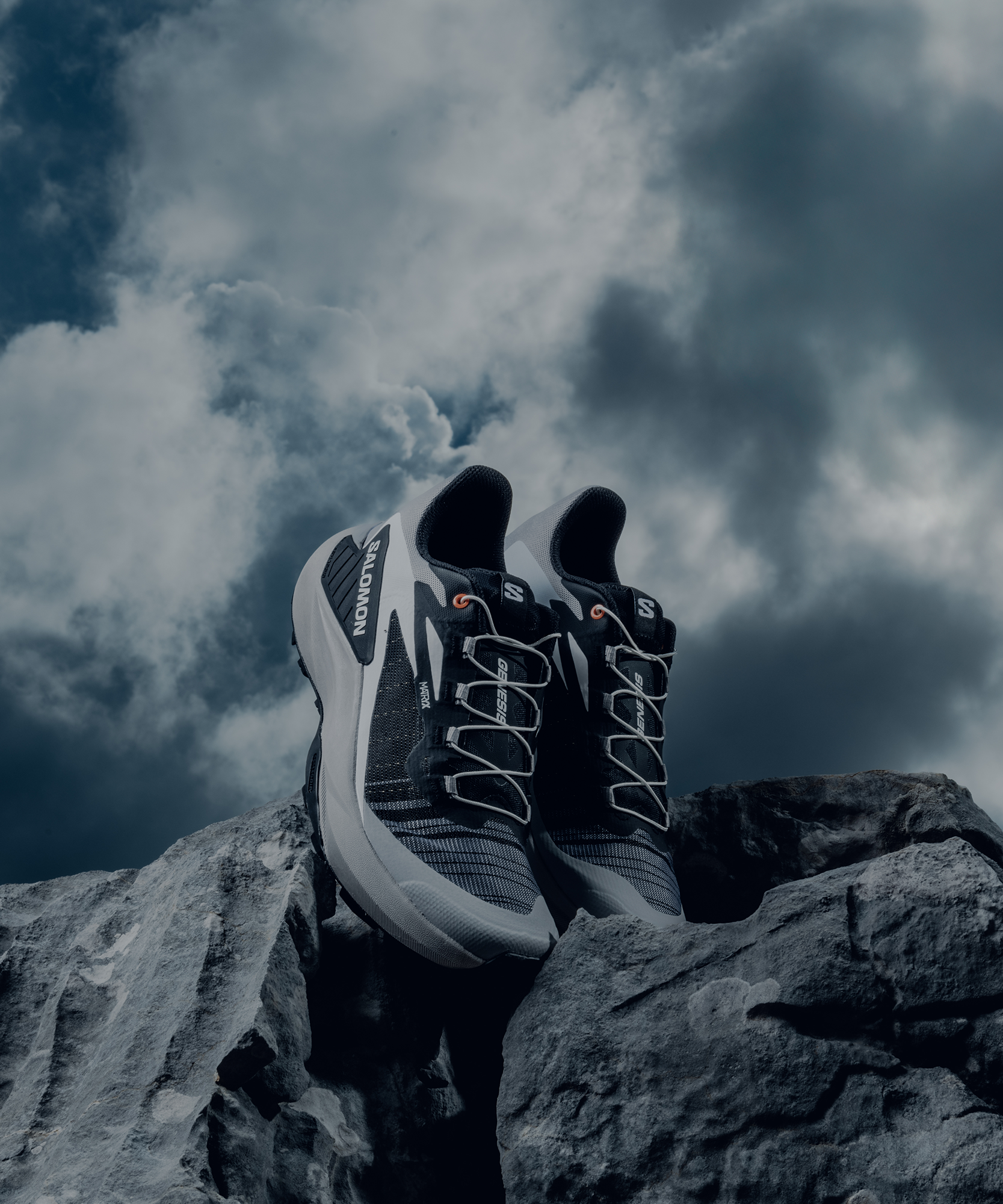 Salomon Genesis Trail Running Shoes Black