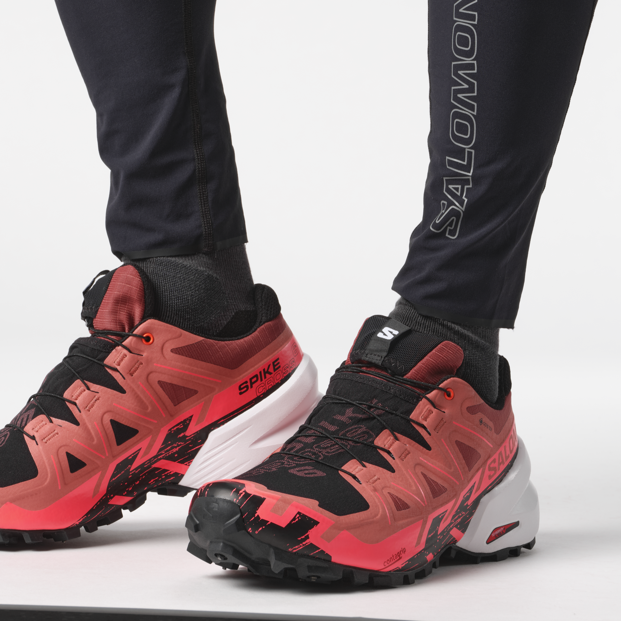 Salomon Spikecross 6 Gore-Tex Trail Running Cow Hide