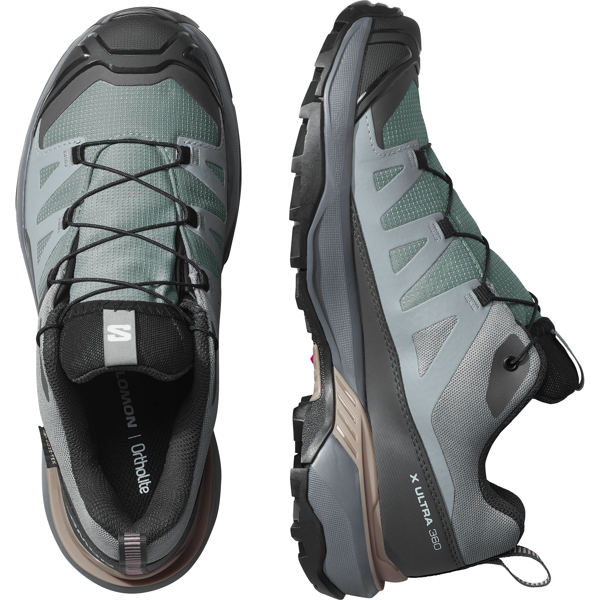 Salomon X Ultra 360 Gore-Tex Hiking & Backpacking Shoes Womens Sedona Sage