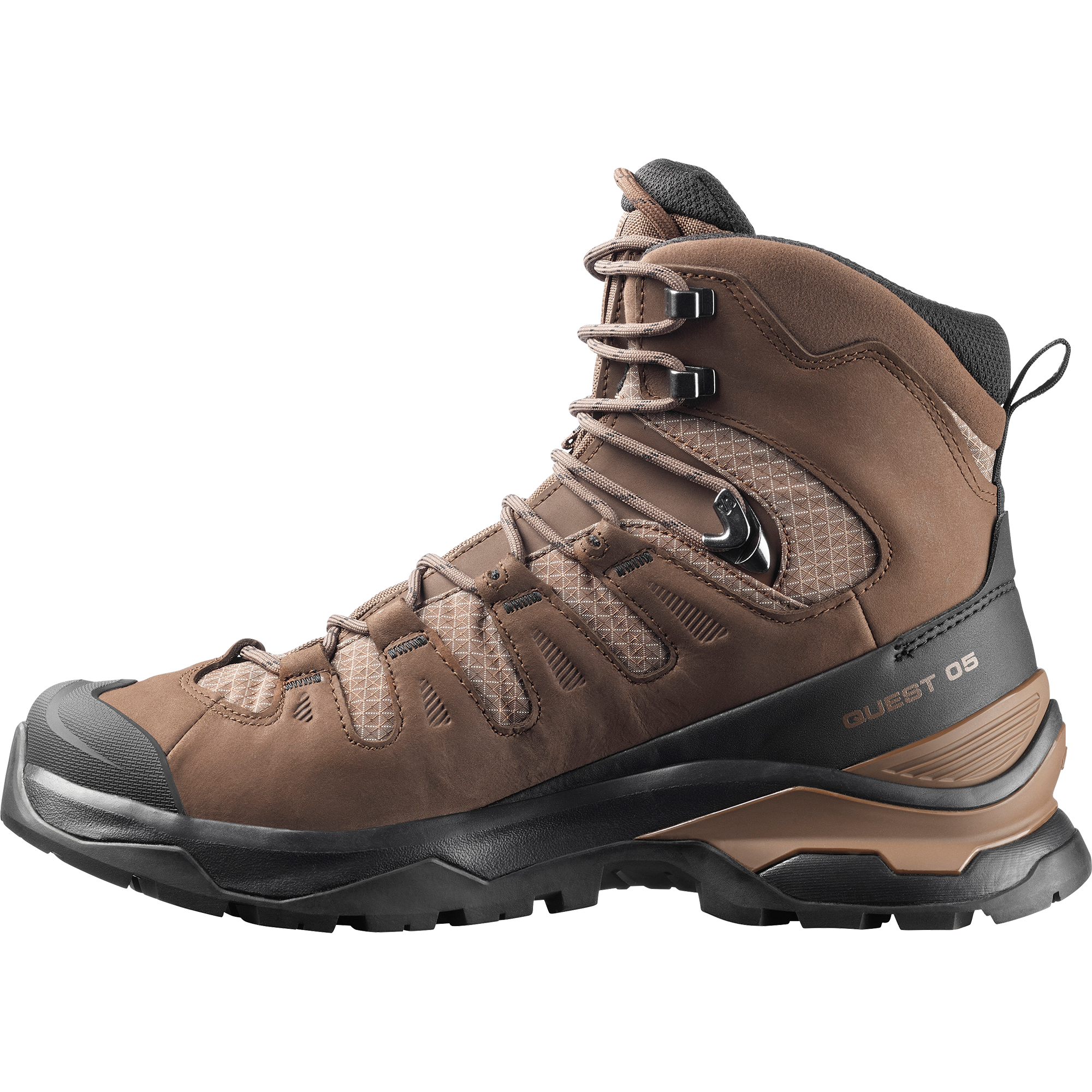 Salomon Quest 5 Gore Tex Hiking & Backpacking Shoes Dark Earth