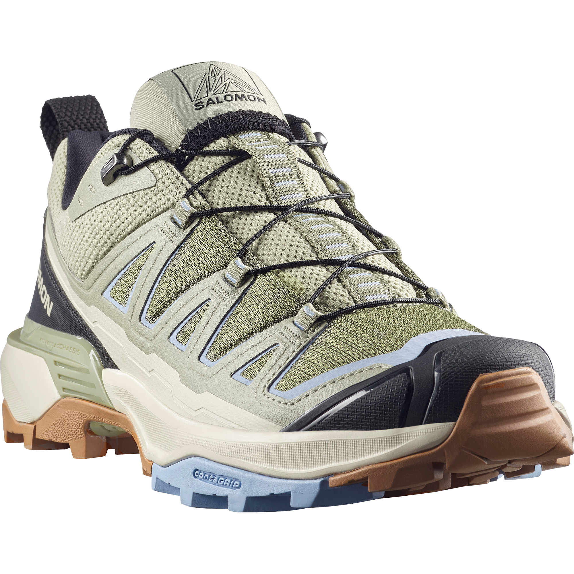 Salomon X Ultra 360 Edge Hiking & Backpacking Shoes Womens Deep Lichen Green