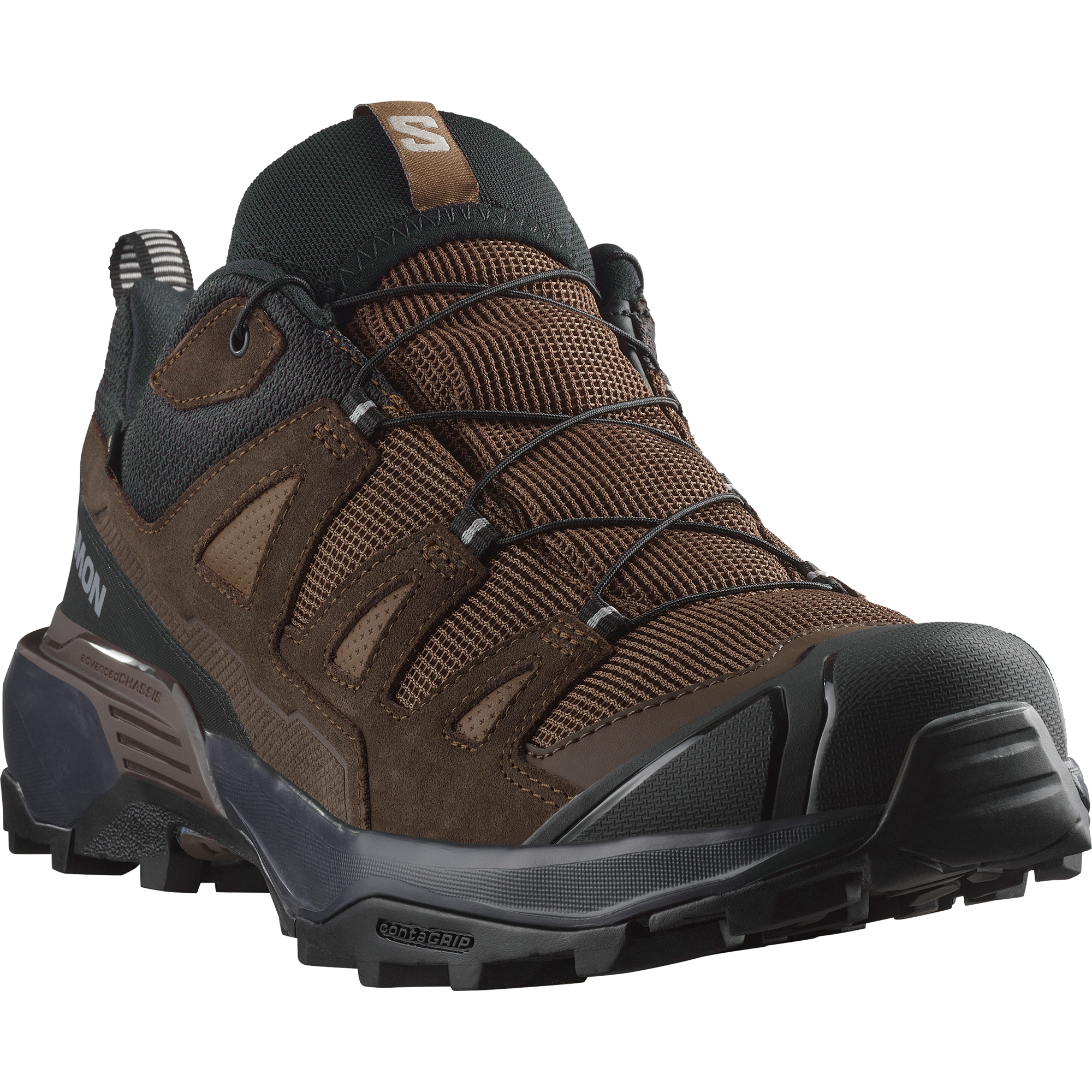 Salomon X Ultra 360 Leather Gore-Tex Hiking & Backpacking Shoes Dark Earth