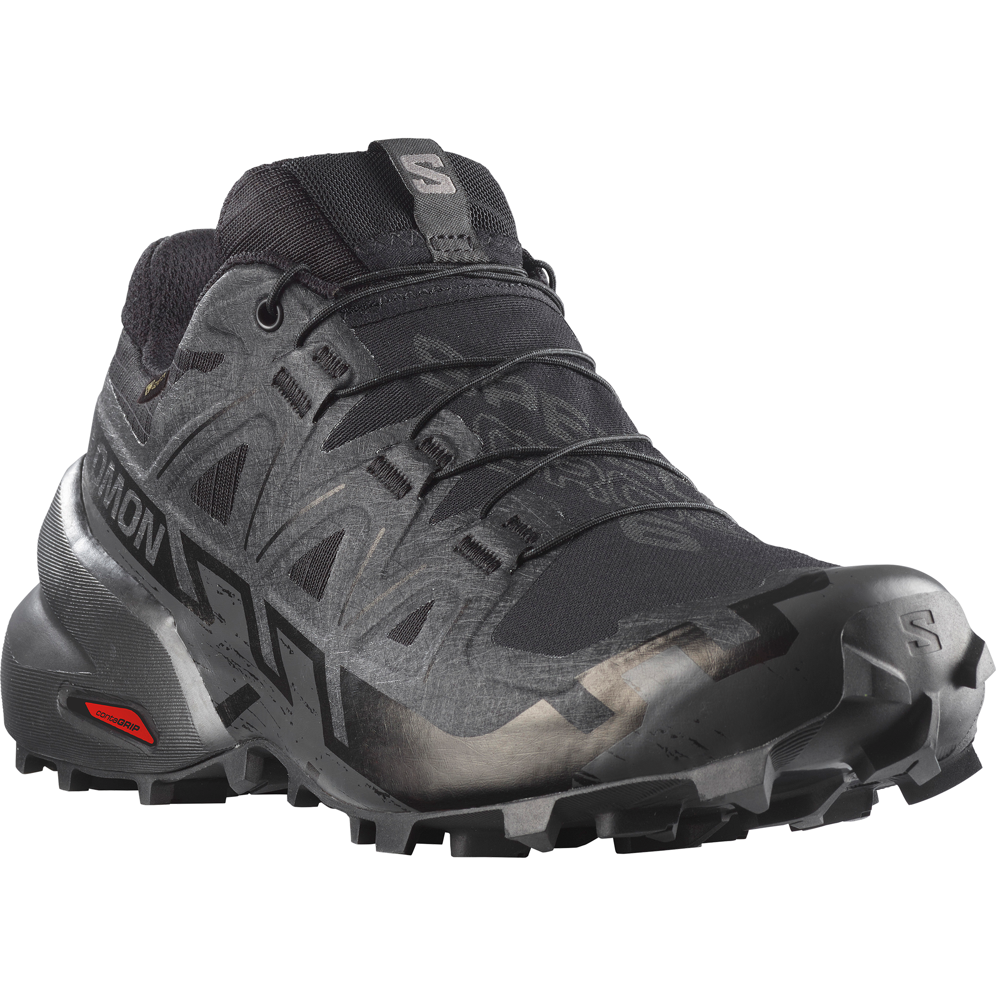 Salomon Speedcross 6 Gore-Tex Trail Running Shoes Womens Black