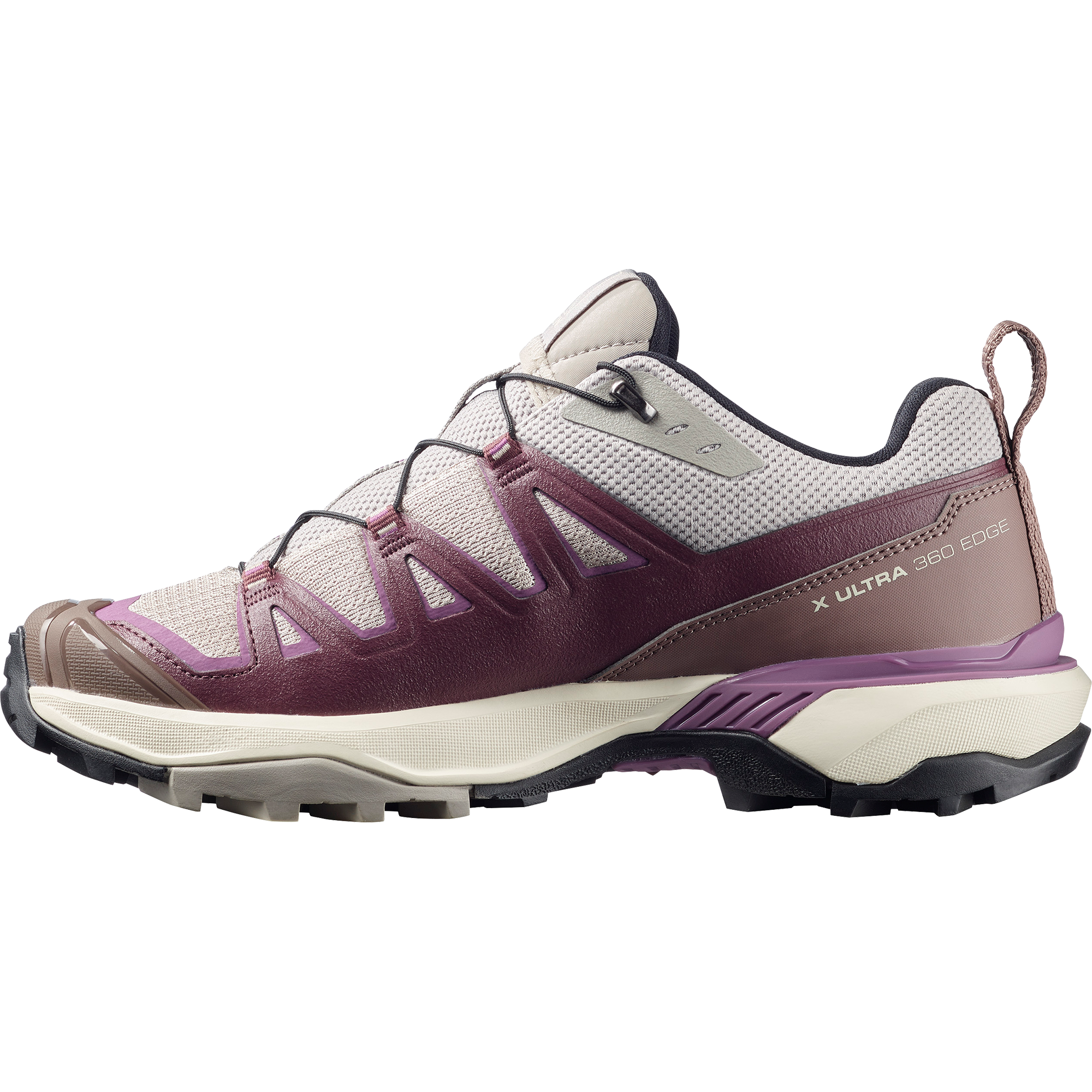Salomon X Ultra 360 Edge Hiking & Backpacking Shoes Womens Silver Cloud