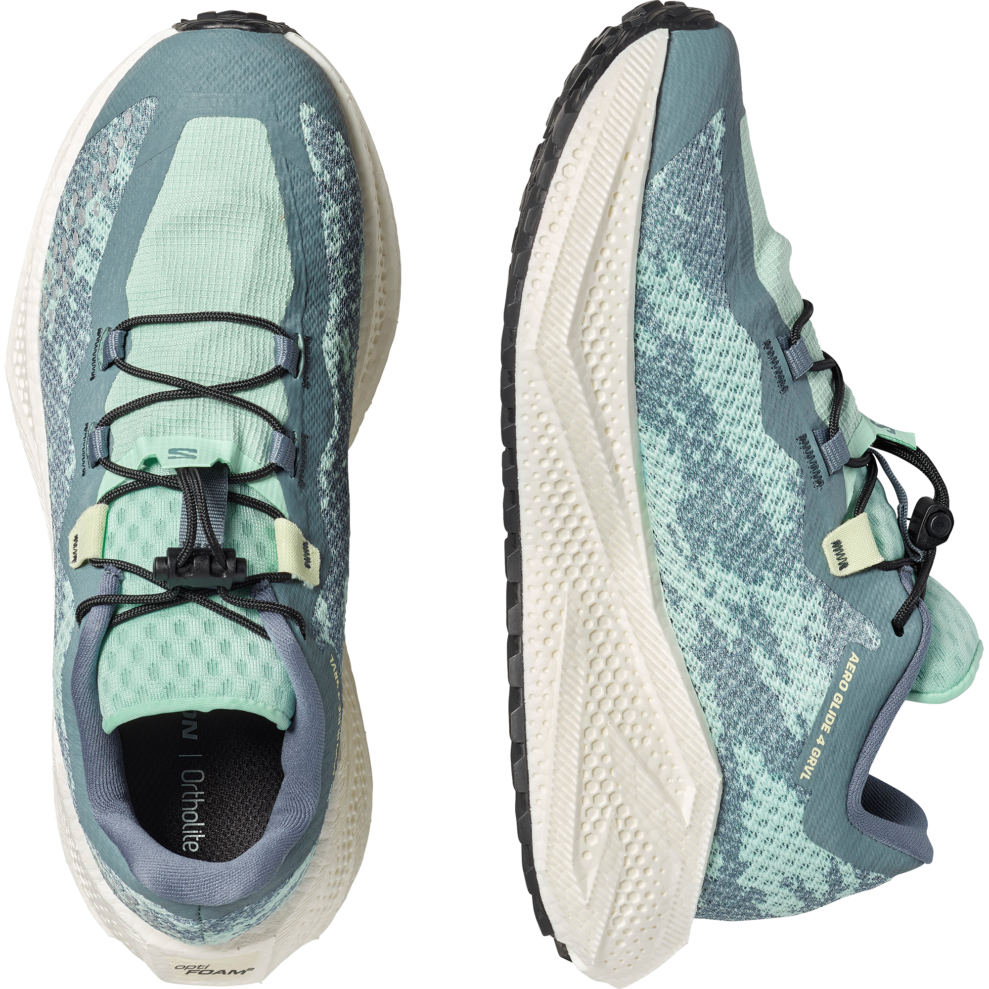 Salomon Aero Glide 4 Grvl Gravel Running Shoes Womens Stormy Weather