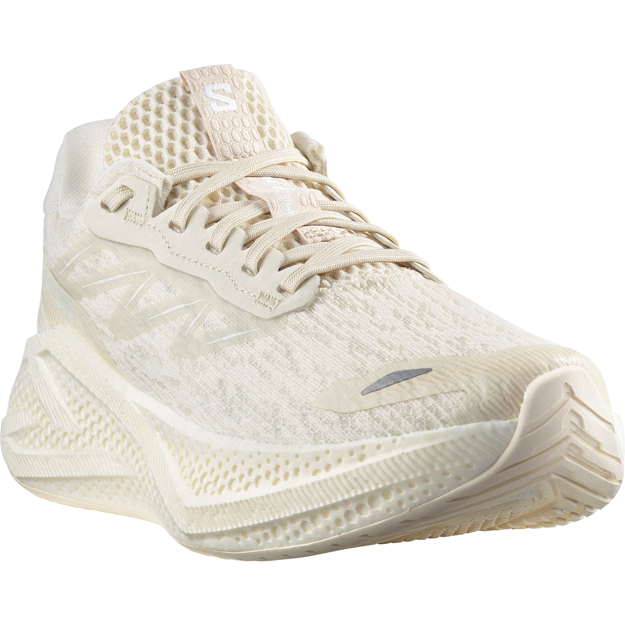 Salomon Aero Glide 4 Road Running Womens Vanilla Ice