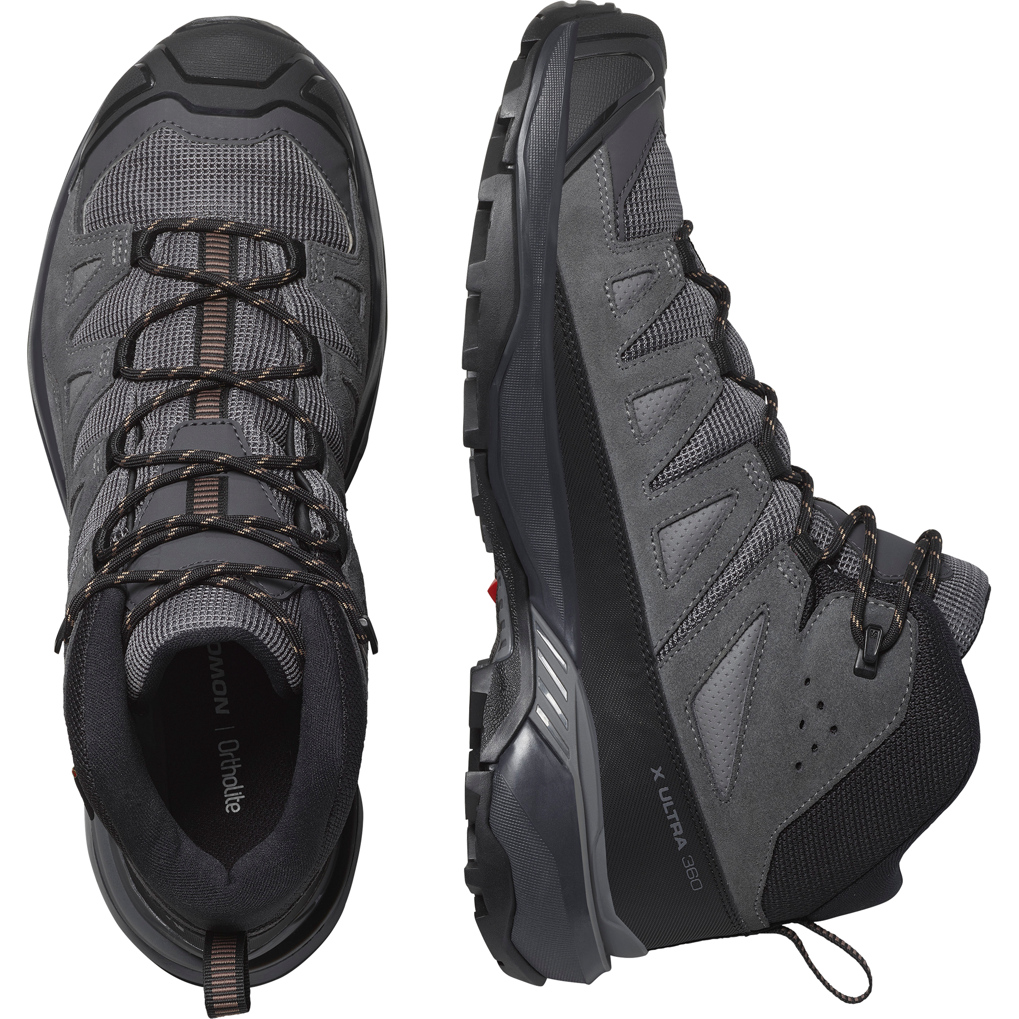 Salomon X Ultra 360 Leather Mid Gore-Tex Hiking Castlerock