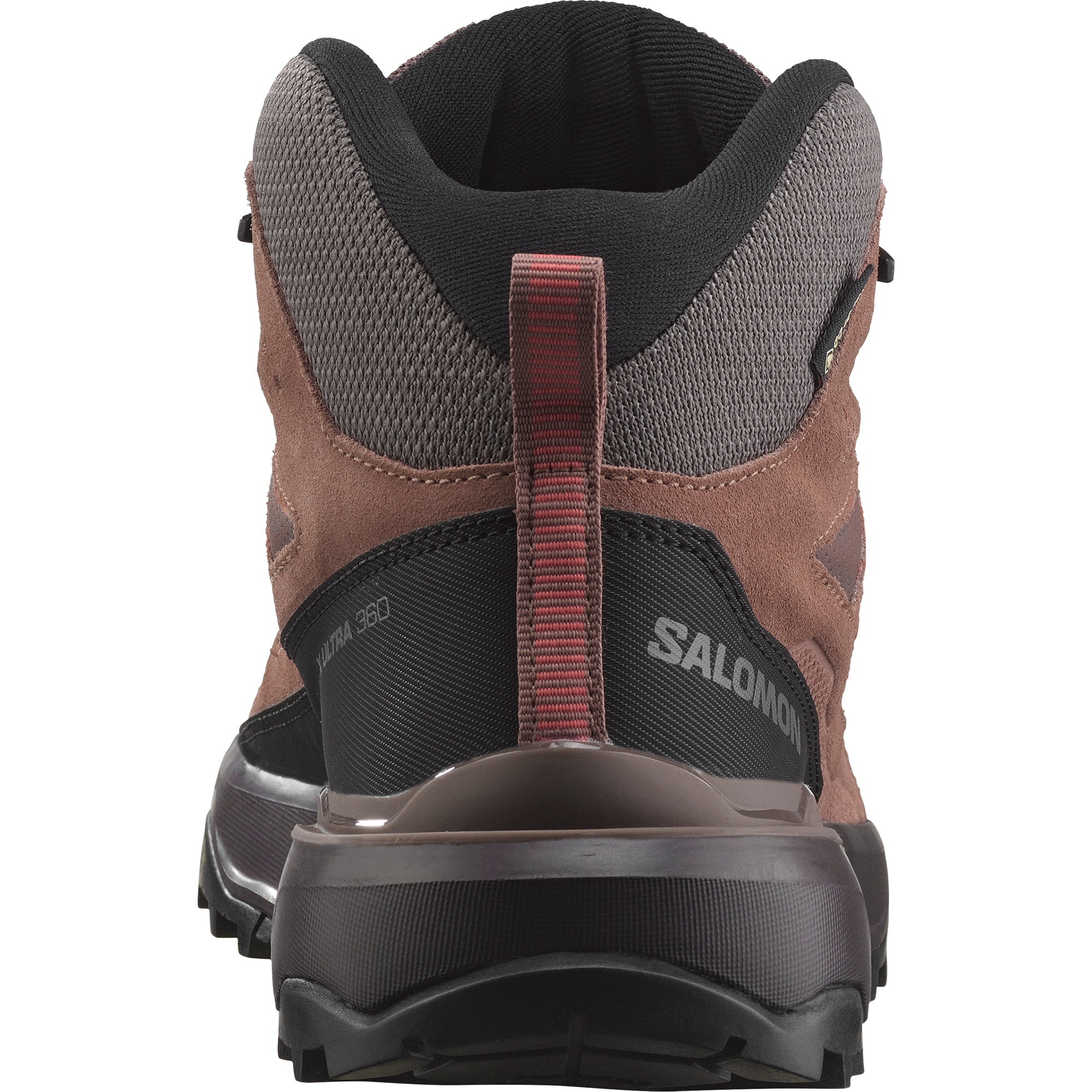 Salomon X Ultra 360 Leather Mid Gore-Tex Hiking & Backpacking Shoes Womens Peppercorn