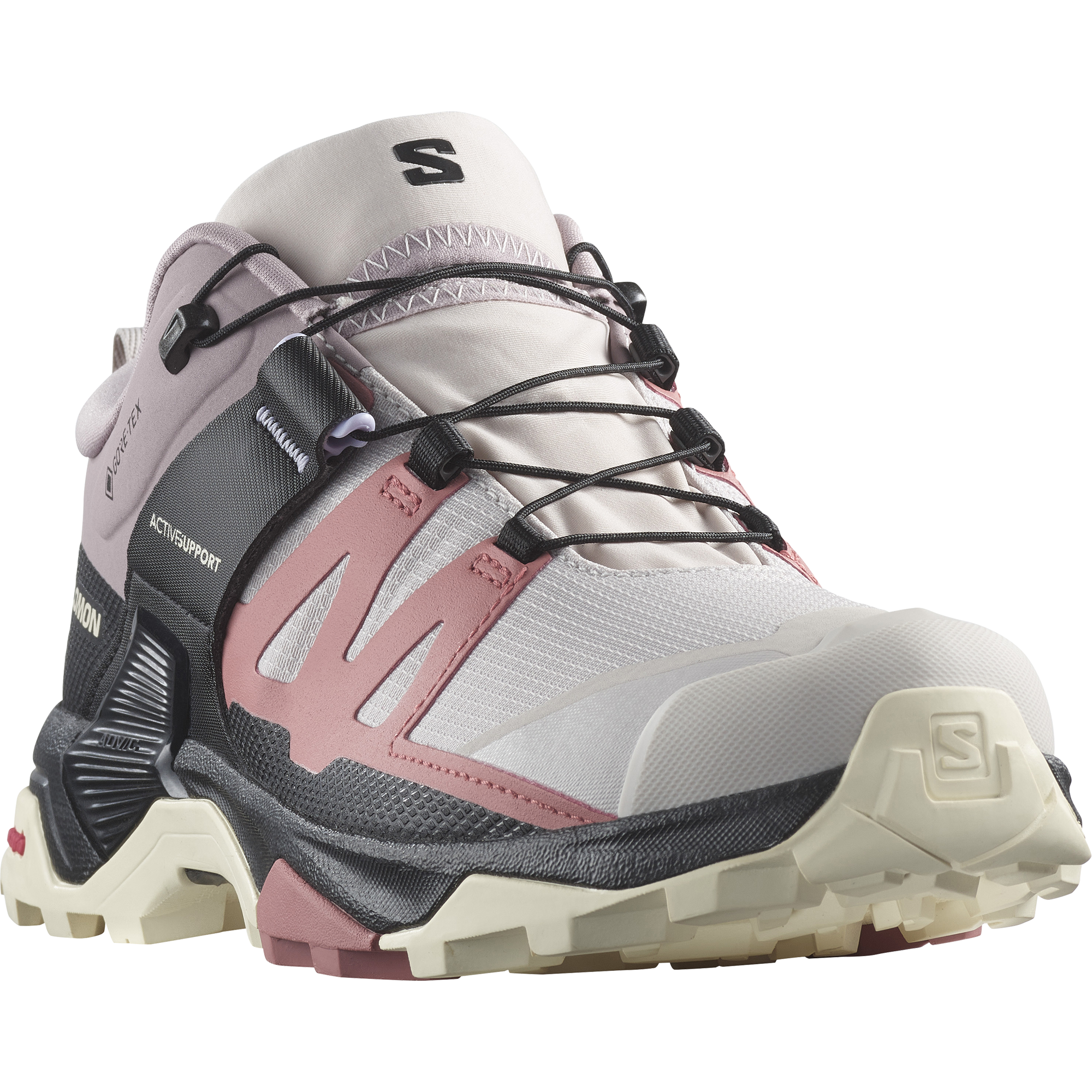 Salomon X Ultra 4 Gore-Tex Hiking & Backpacking Shoes Womens Ashes Of Roses